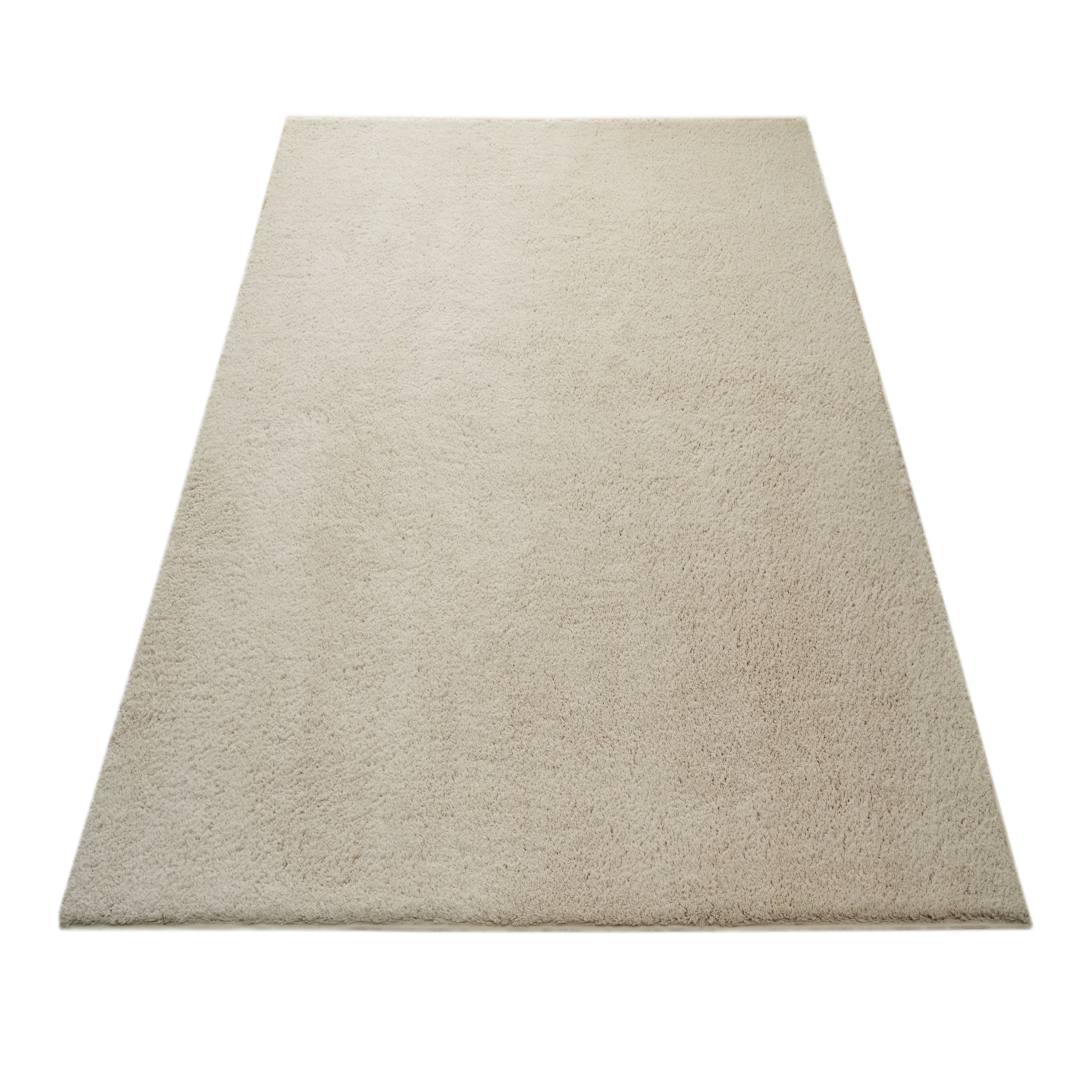 OTTO home Teppich »Cali Shaggy« rechteckig 22 mm Höhe Uni-Farben, kuschelig, & weich, waschbar, Wohnzimmer, Schlafzimmer