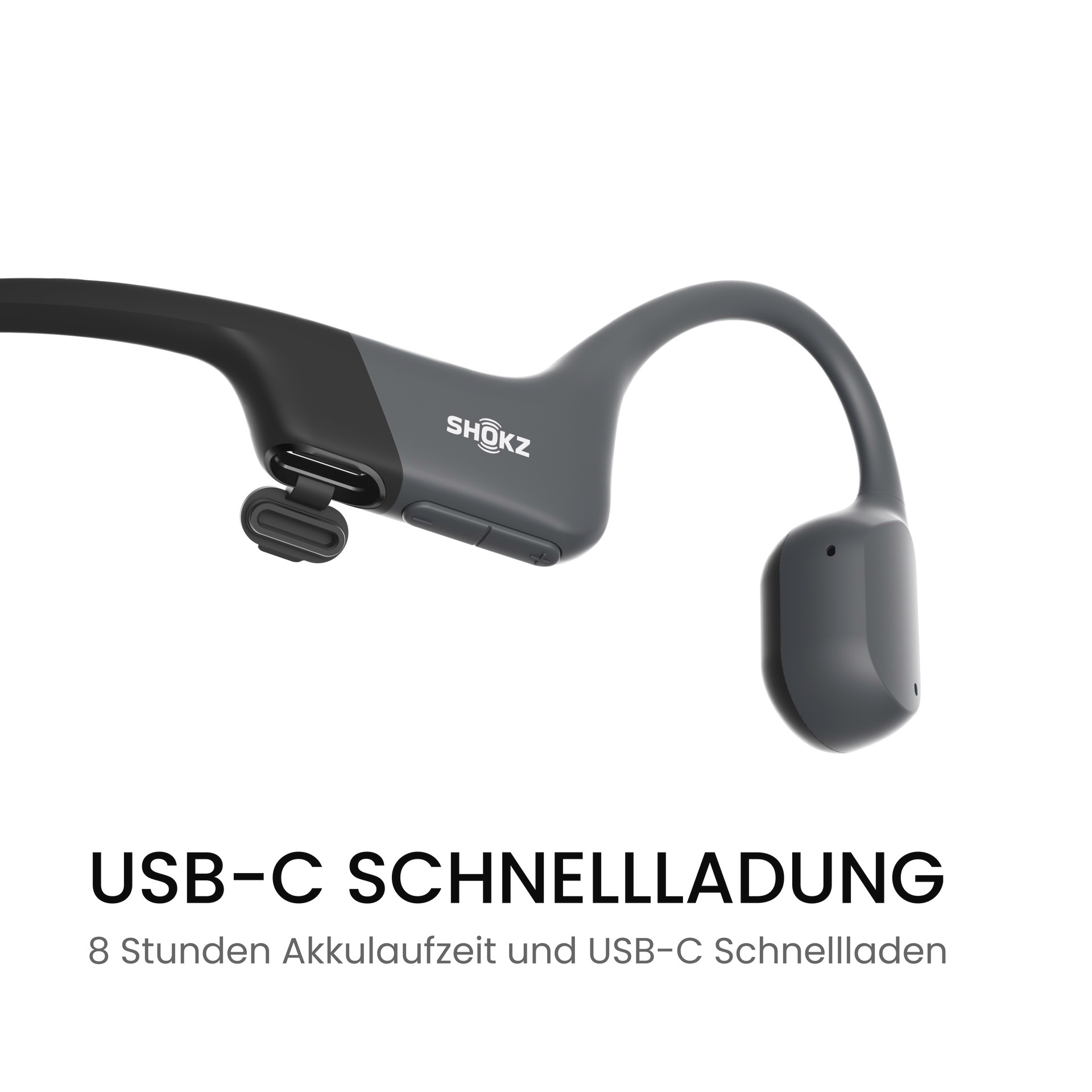 Shokz Open-Ear-Kopfhörer »OpenRun USB-C + Cooling Towel«