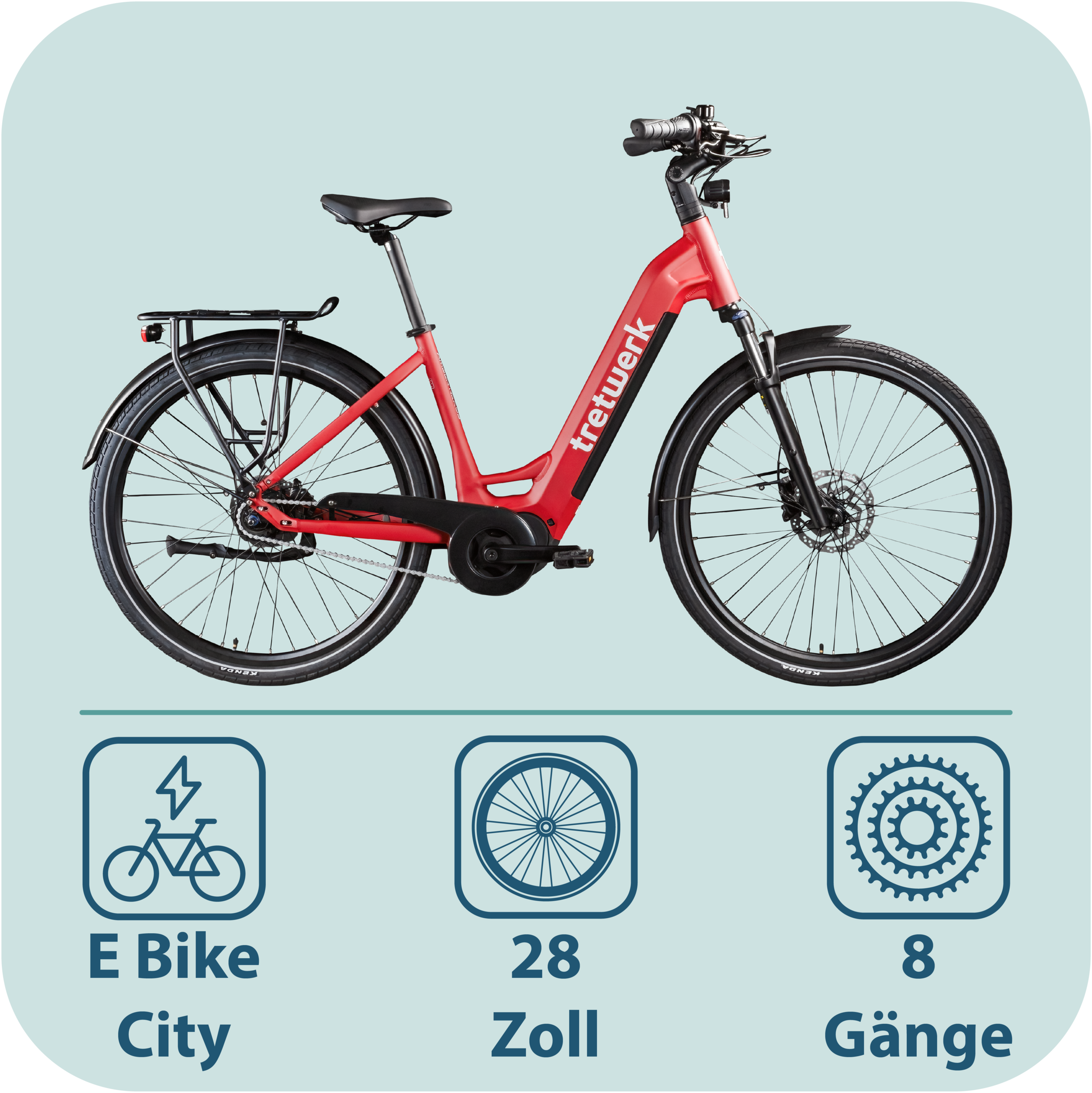Tretwerk Amber Nexus E Bike Damen 28 Zoll Elektrofahrrad 155 - 185 cm Hollandrad Tiefeinsteiger mit 8 Gang Nabenschaltung