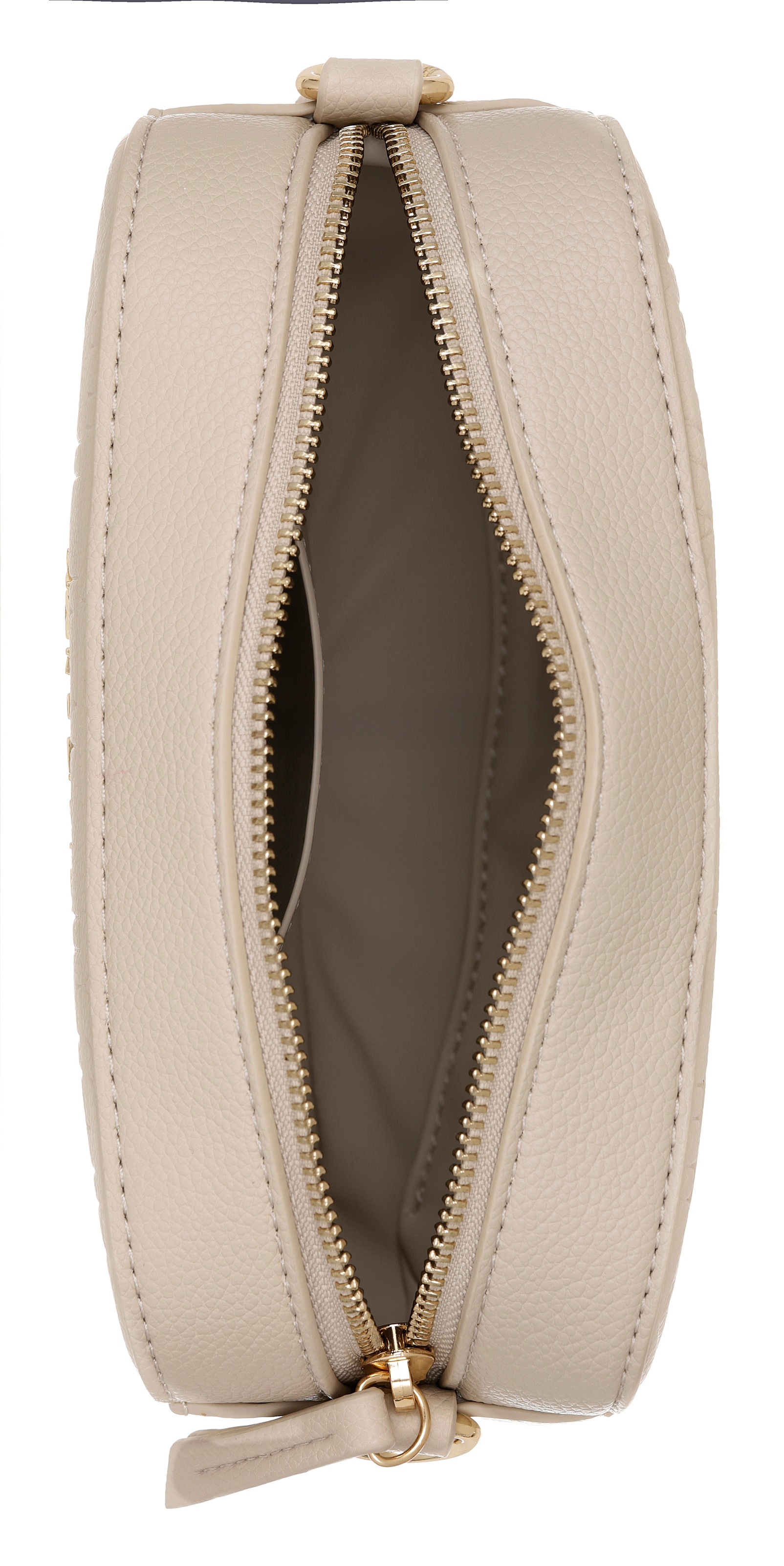 Mini Bag VALENTINO BAGS "PANSY", Damen, Gr. B/H/T: 20cm x 13,5cm x 5cm, beige, Lederimitat, Taschen, Damen Schultertasche, Handtasche, Umhängetasche mit Logoprägung 2
