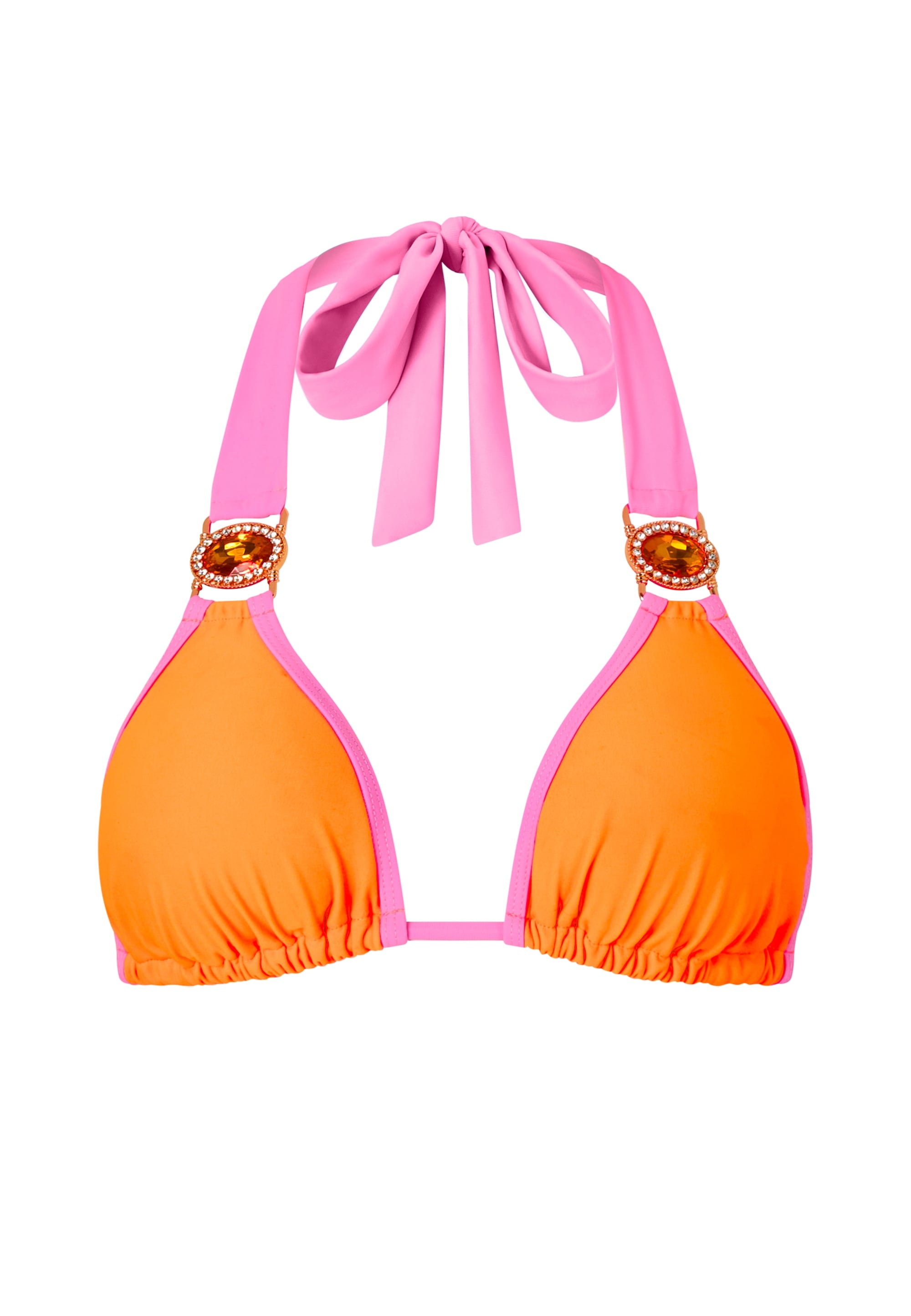 Moda Minx Triangel-Bikini-Top, (1 St.), im Kontrast-Design