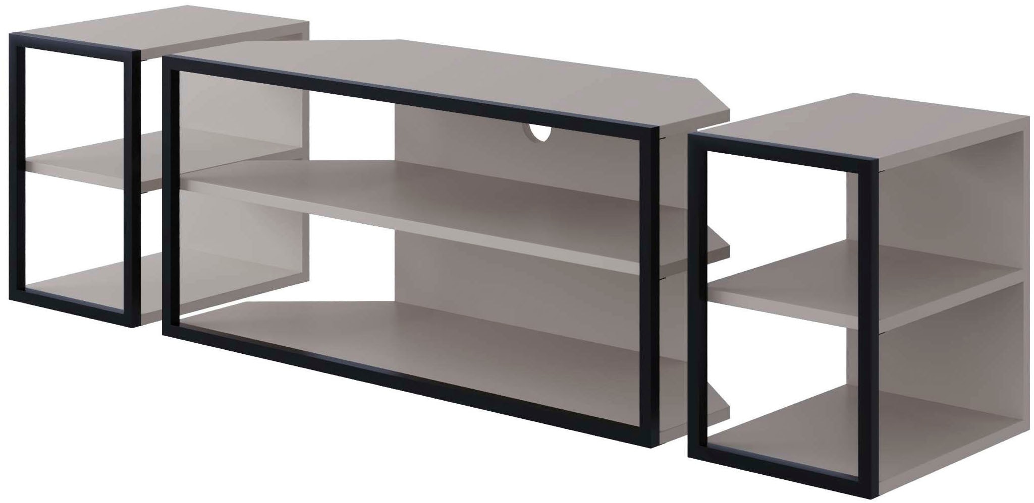 Decortie TV-Schrank "Echo TV Schrank", (Packung), Einfache Montage,Platzspa günstig online kaufen