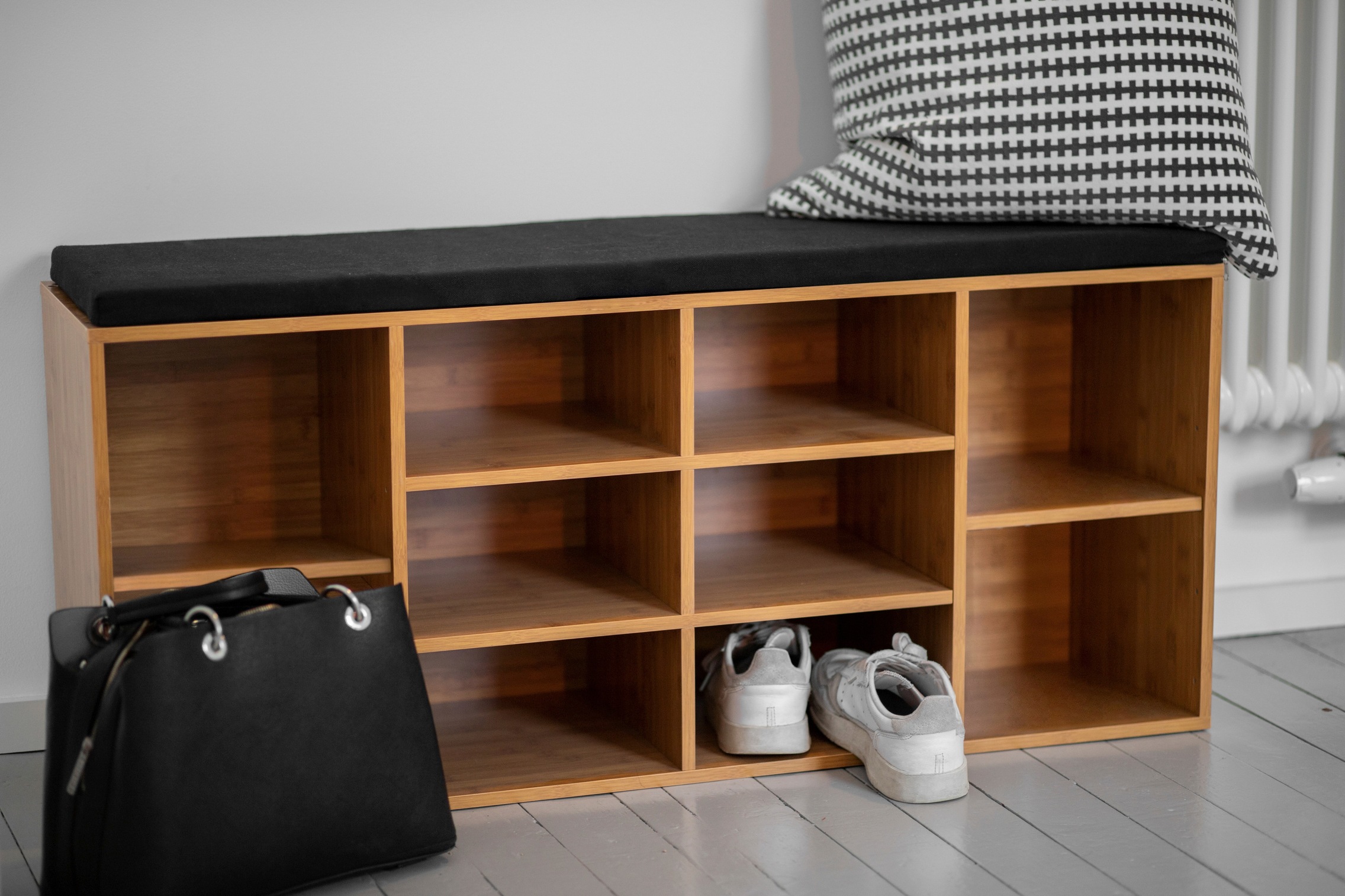 WENKO Loft Shoe Bench Brown 2