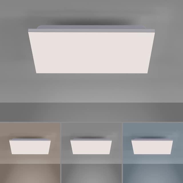 my home LED Deckenleuchte »Floki«, 2 flammig-flammig, rahmenlos, mit CCT  und RGB Backlight, dimmbar Deckenlampe | BAUR