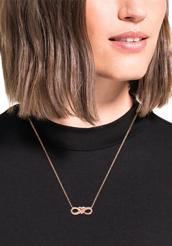 Amor Kette mit Anhänger »Infinity, 2016775«, mit Zirkonia (synth.)