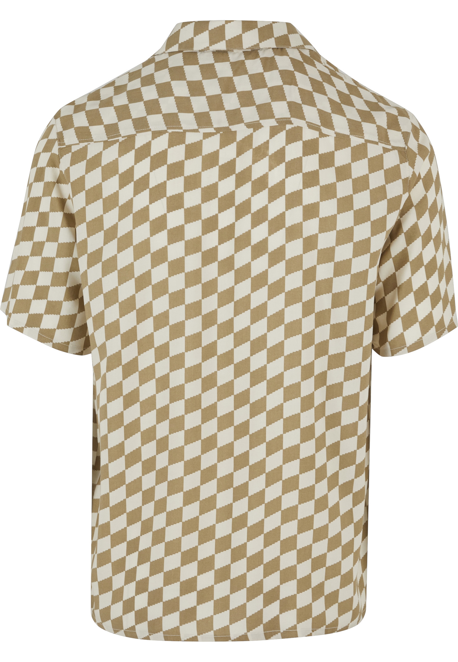 URBAN CLASSICS Kurzarmhemd »Urban Classics Herren Viscose AOP Resort Shirt« 1 Stk.