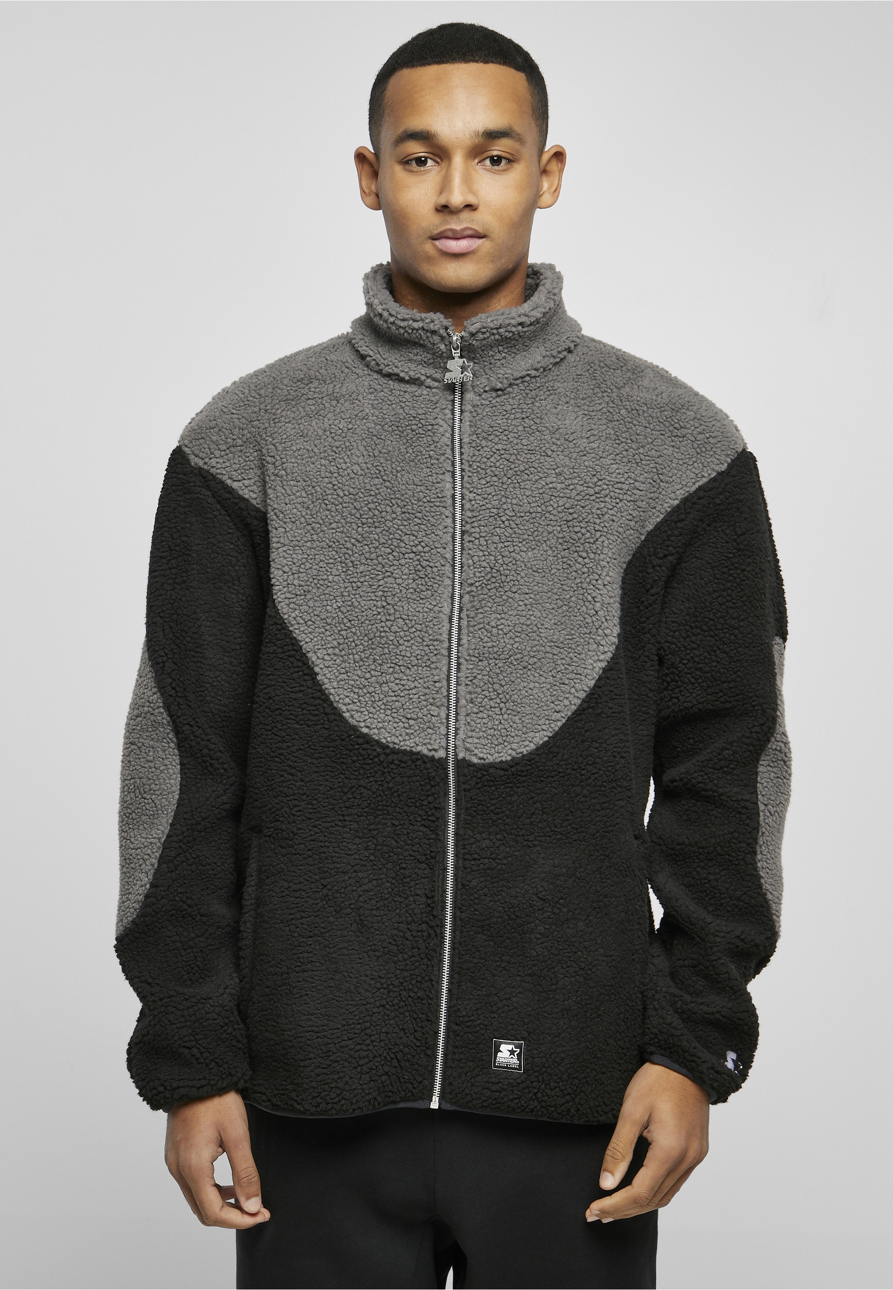 Starter Black Label Winterjacke »Starter Black Label Herren Starter Sherpa Fleece Jacket« 1 Stk. tlg. ohne Kapuze
