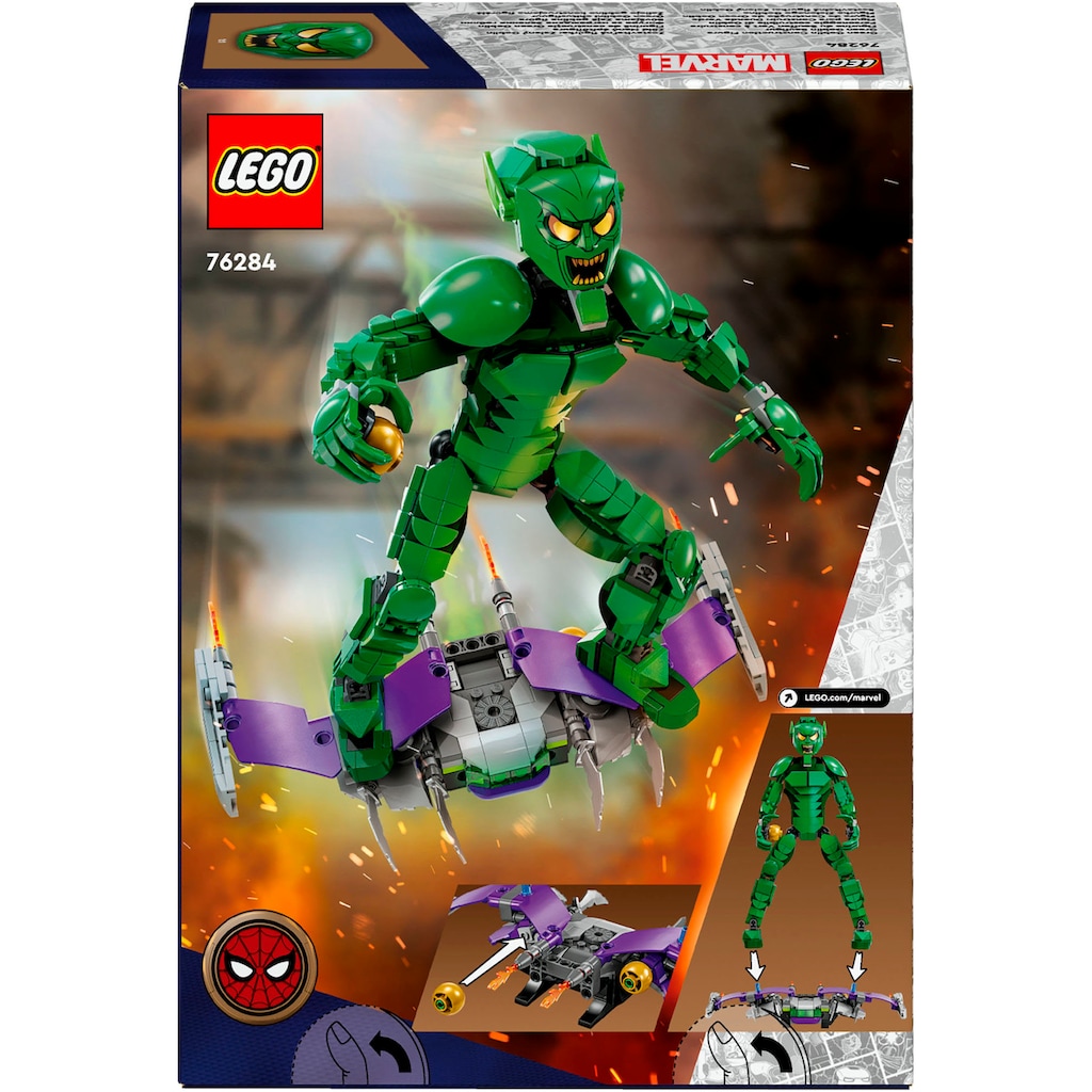 LEGO® Konstruktionsspielsteine »Green Goblin Baufigur (76284), LEGO Super Heroes«, (471 St.), Made in Europe