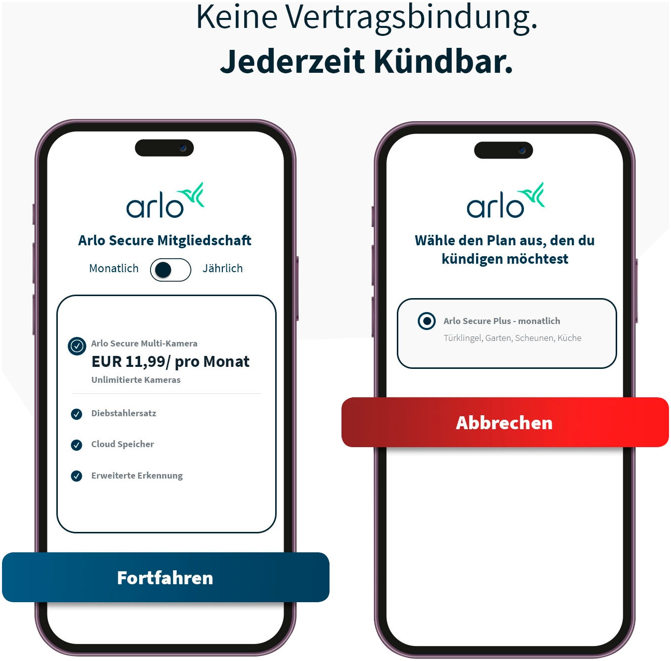 ARLO Smart Home Kamera »ESSENTIAL 2K Outdoor Kamera 3er-Pack«, Außenbereich-Innenbereich, (Packung)