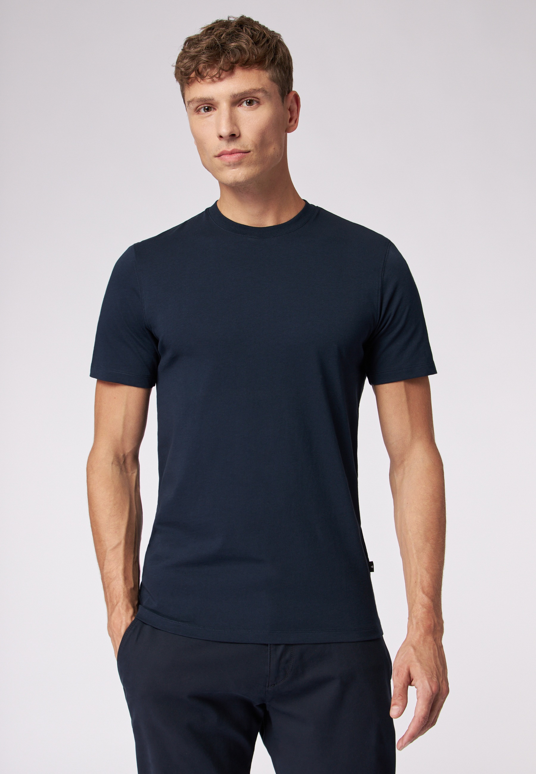 Roy Robson Longshirt »Rippkragen - Weicher Griff«