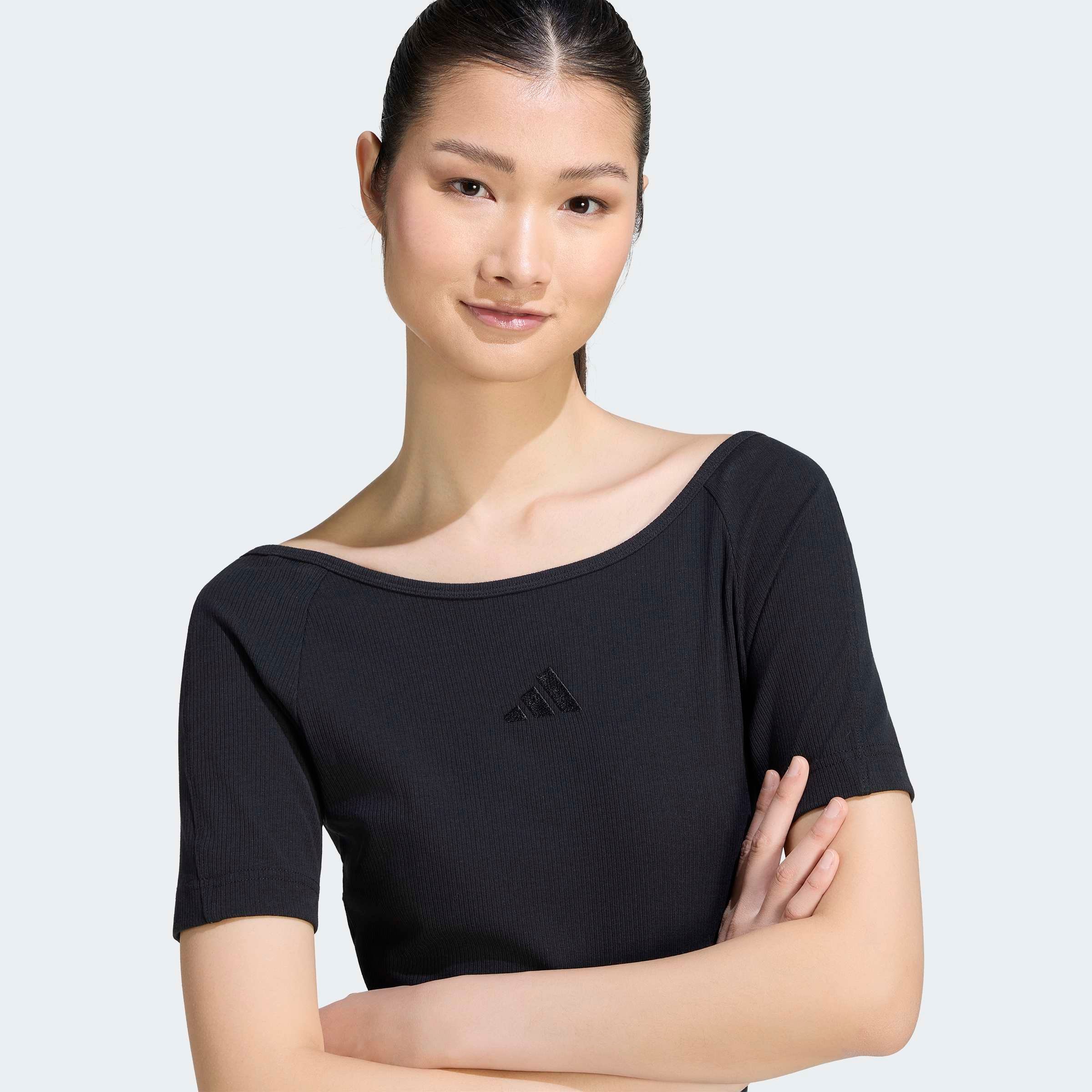 adidas Sportswear Shirtkleid »W AK SL RIB DRE« für Erwachsene geeignet, ohne Verschluss, aus Baumwolle