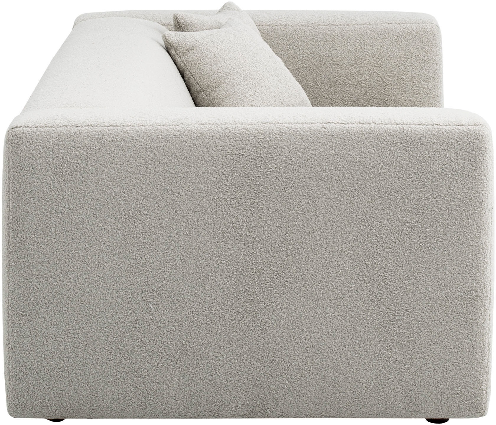 andas 3-Sitzer »BAKELS, Couch in Cord oder Boucle-Stoff, Sofa im modernen Design«, bequemer Sitzkomfort,in 2 Stoffen und 8 Farben lieferbar