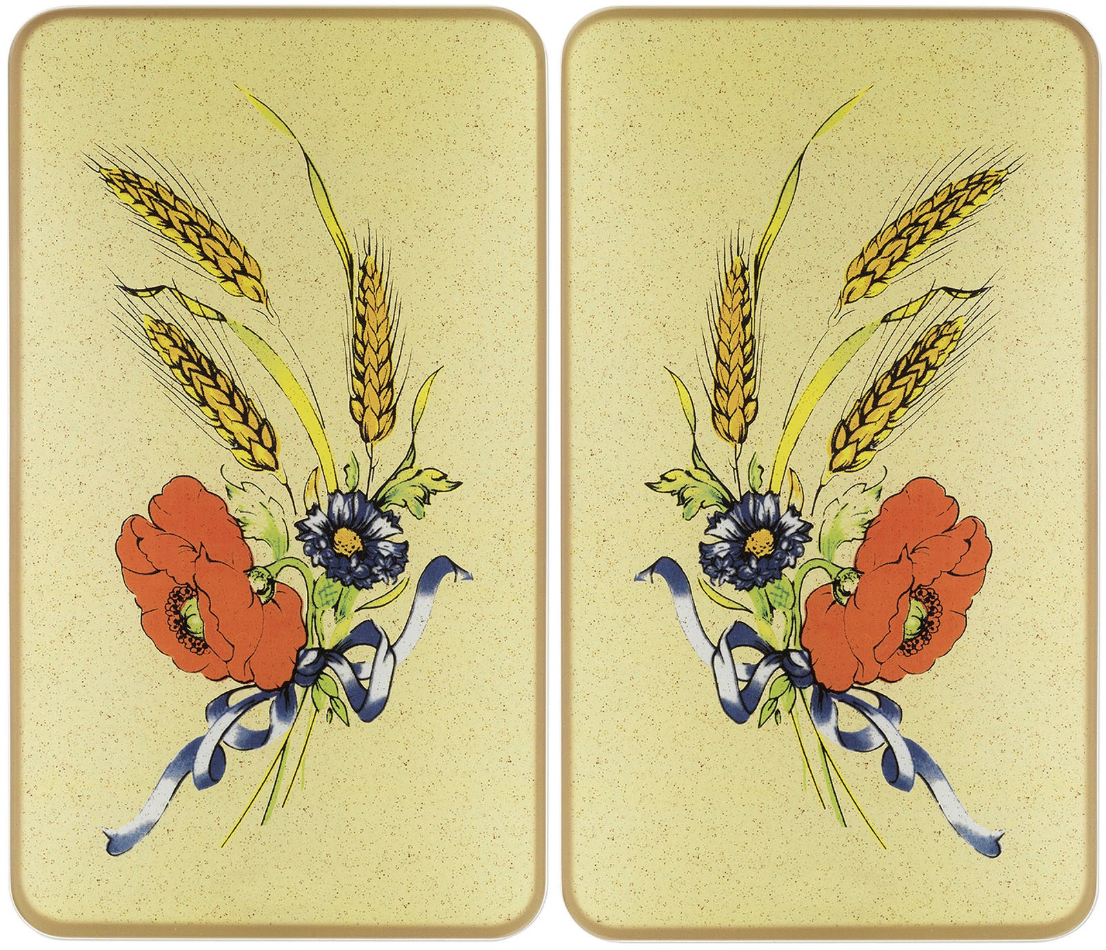 WENKO Herd-Abdeckplatte "Universal Modell Kornblumen", (Set, 2 tlg.), Herda günstig online kaufen