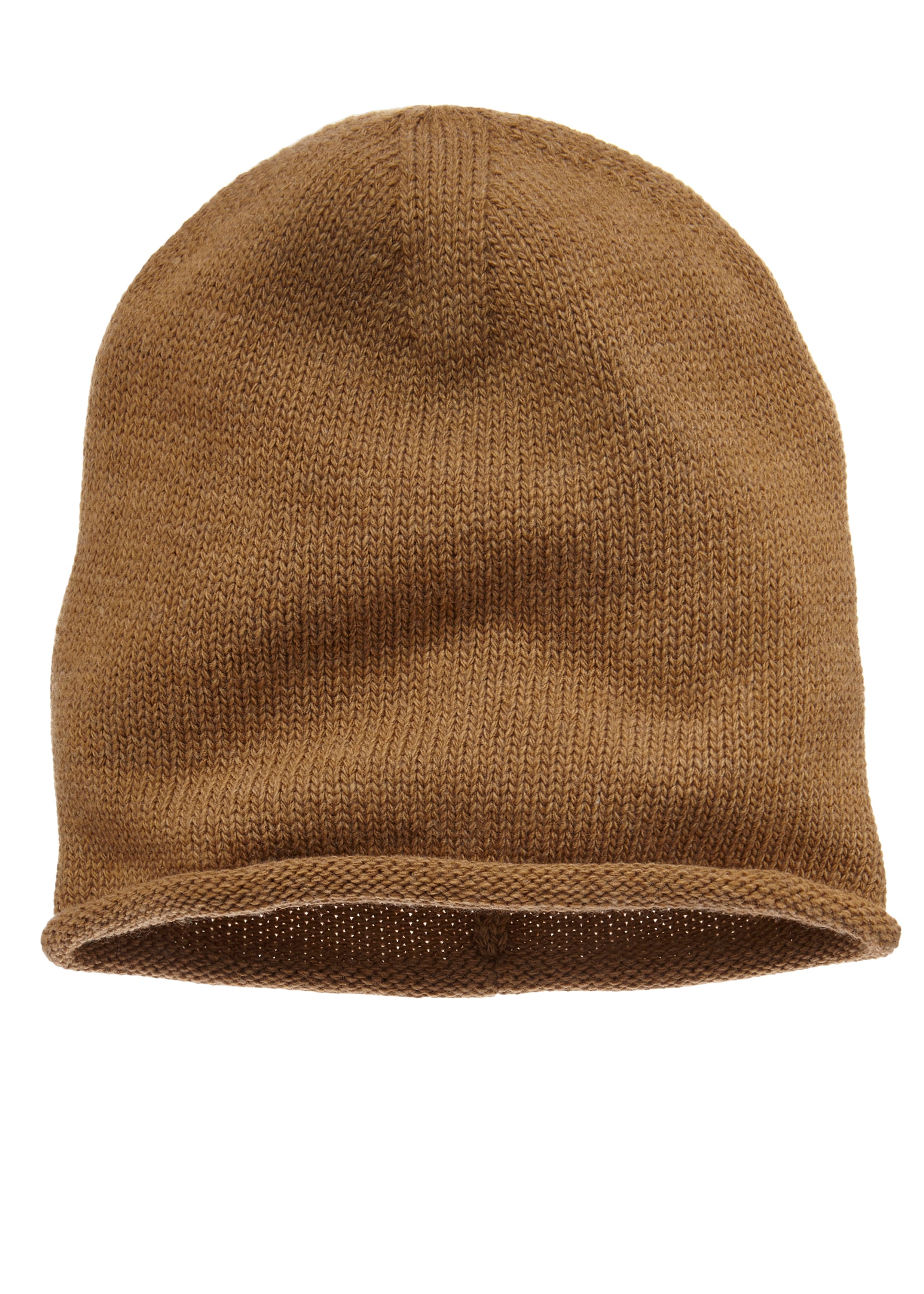 LASCANA Beanie, Strickmütze, Feinstrick mit Rollrand, Wintermütze, Herbstmütze, Mütze