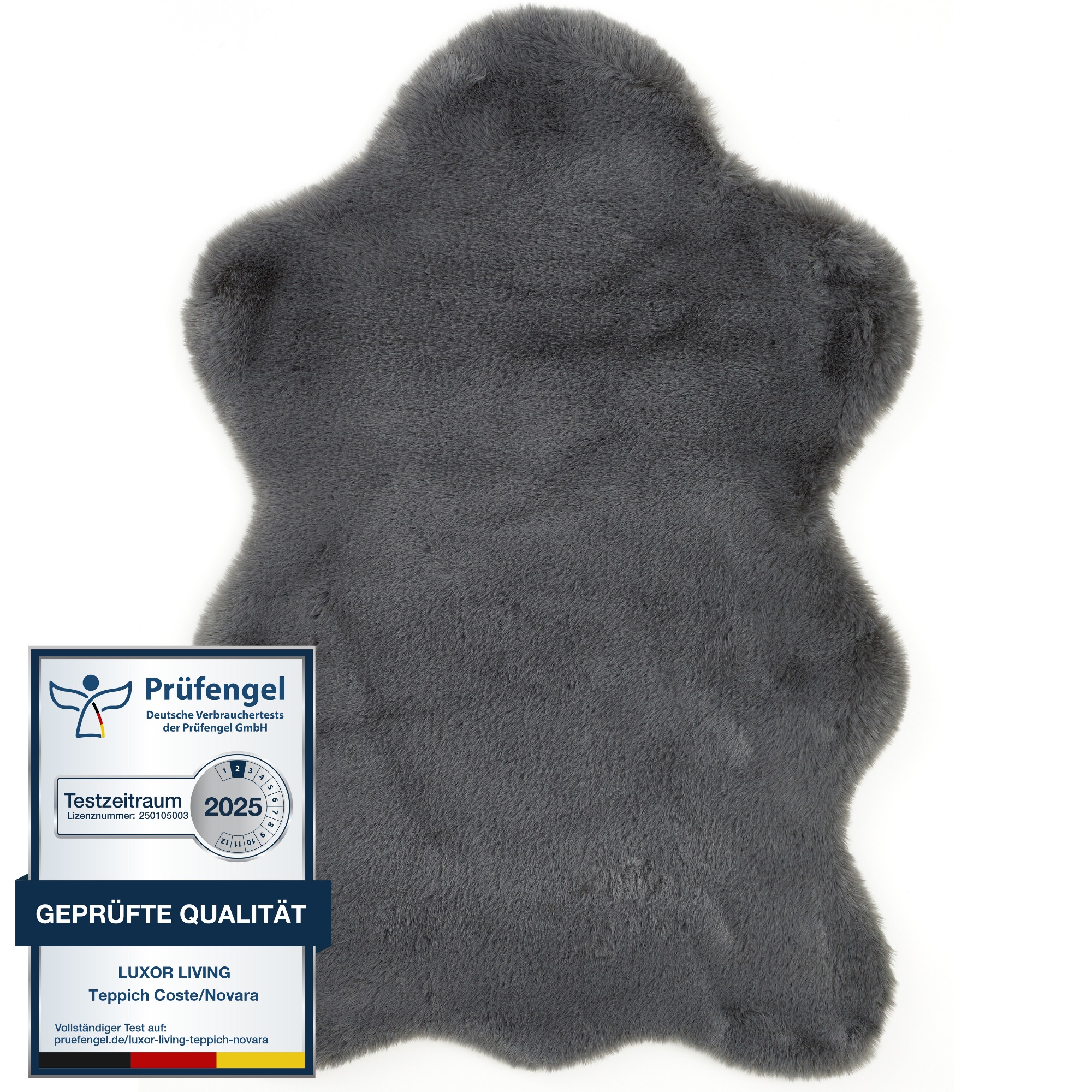 LUXOR living Fellteppich "Novara" fellförmig 30 mm Höhe Kunstfell, weiche K günstig online kaufen