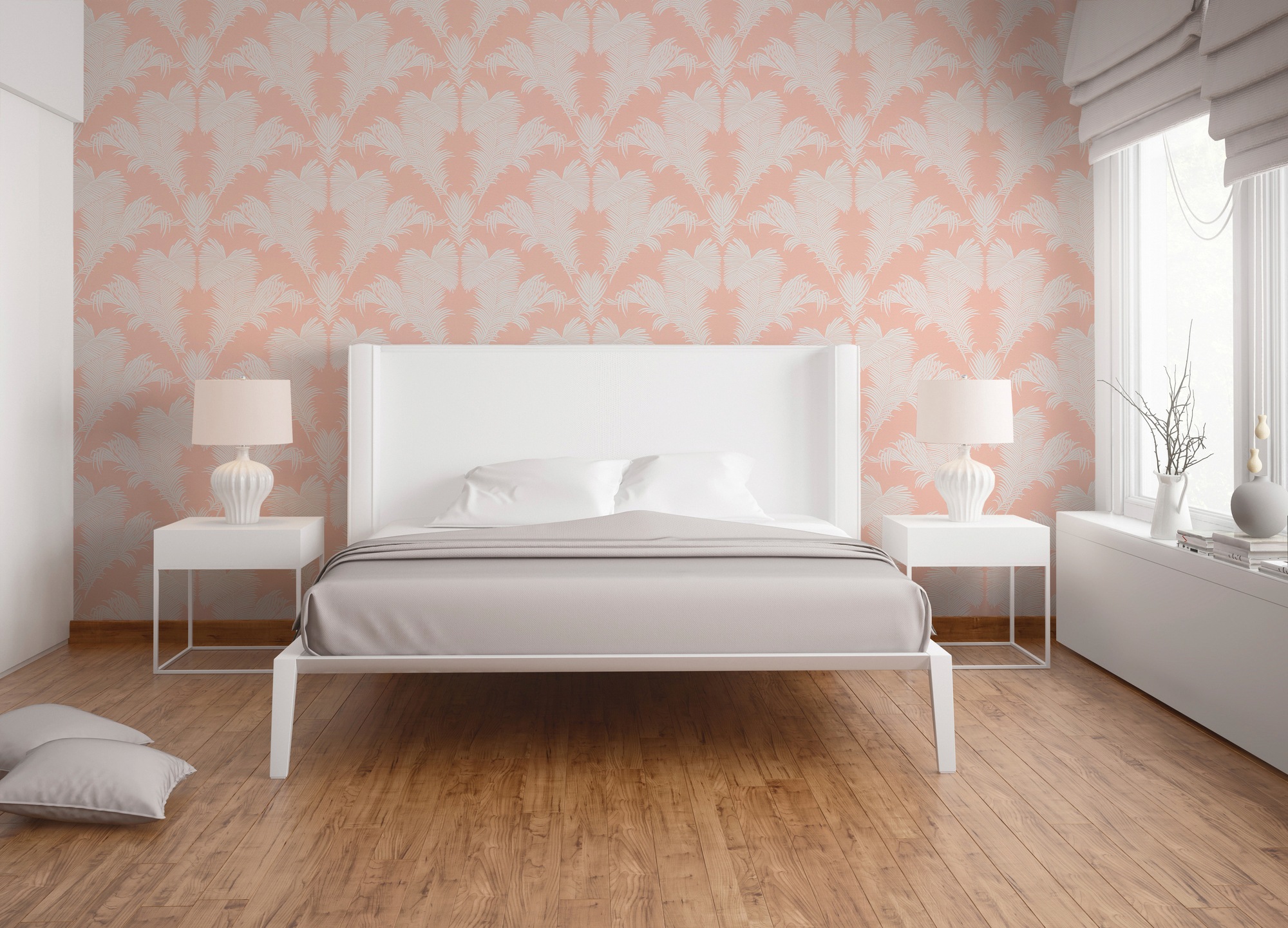 A.S. Création Vliestapete »Trendwall«, floral-botanisch-tropisch, Dschungeltapete Tapete Palmen Glänzend Tapeten Wohnzimmer modern Flur
