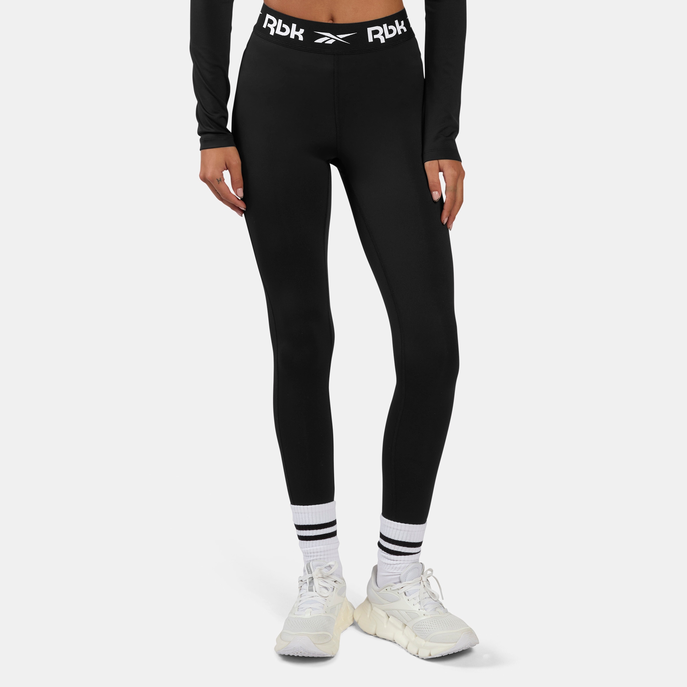 Reebok Lauftights "CORE FITNESS TRAINING RUCHED LEGGING" sportlicher Stil, für Erwachsene