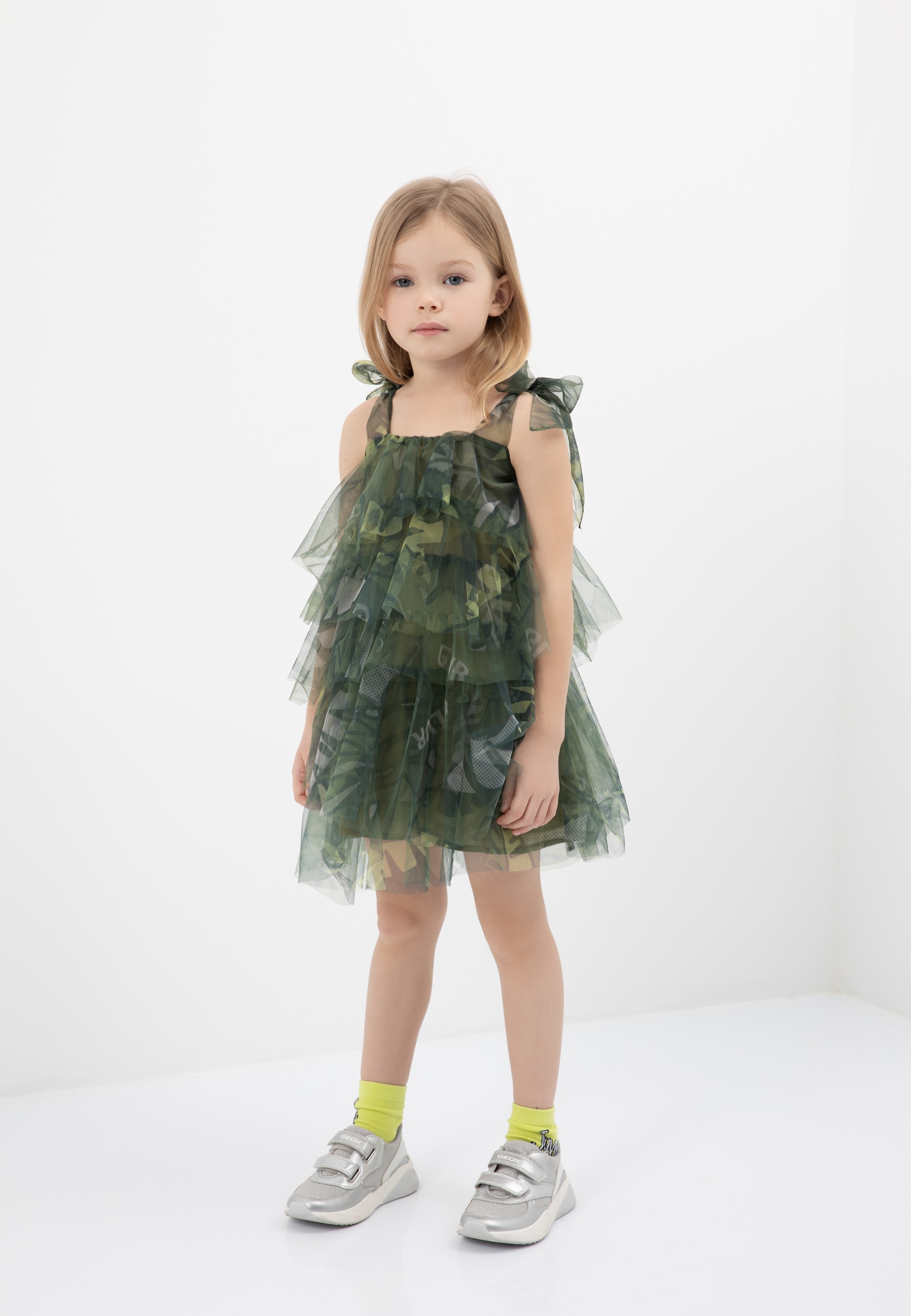 Gulliver Jerseykleid, mit feinem Mesh