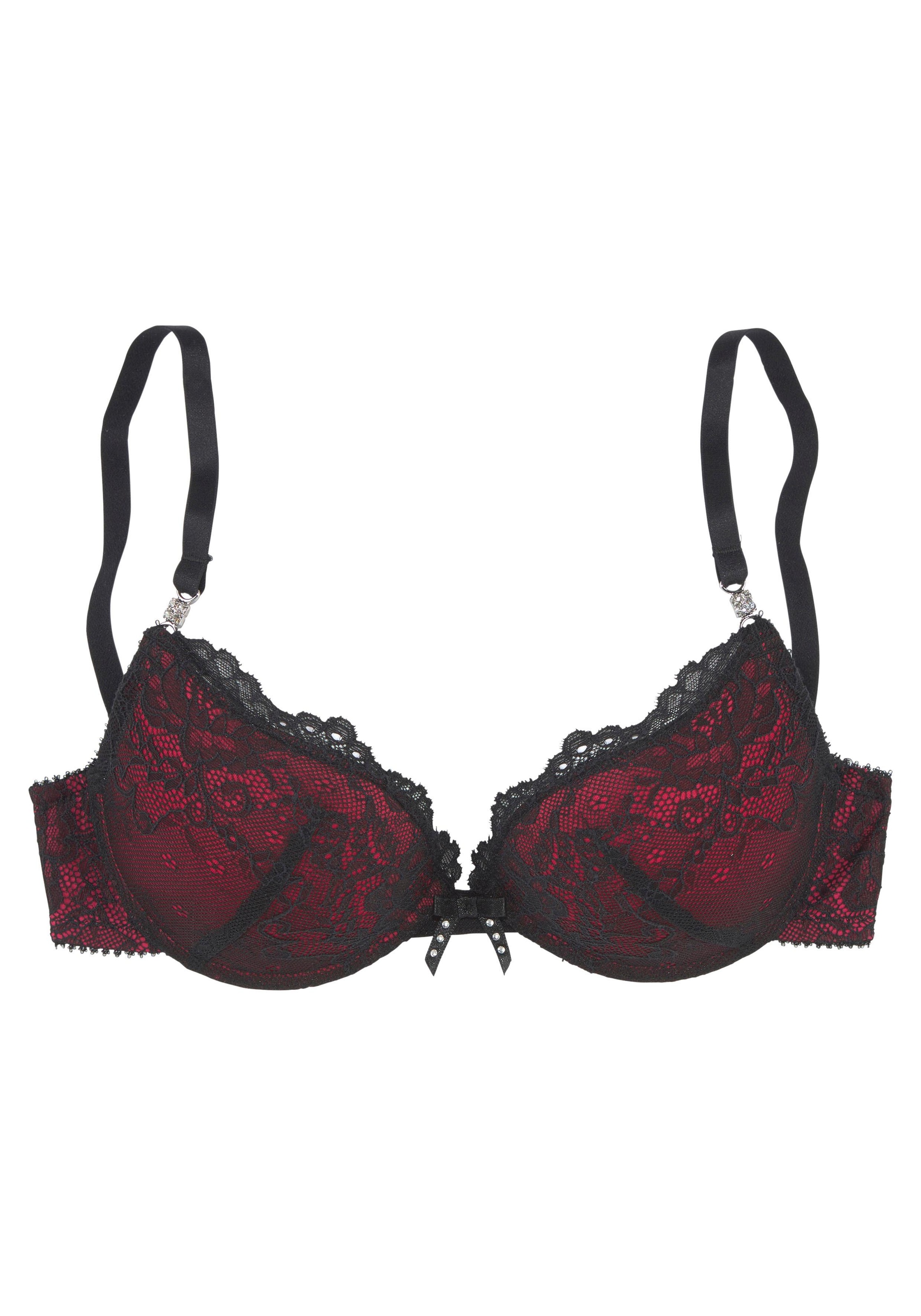 JETTE Push-up-BH ", BH mit Bügel, Spitzen-BH, als Dessous-Set kombinierbar" sexy Dessous, sexy Unterwäsche, Reizwäsche Damen