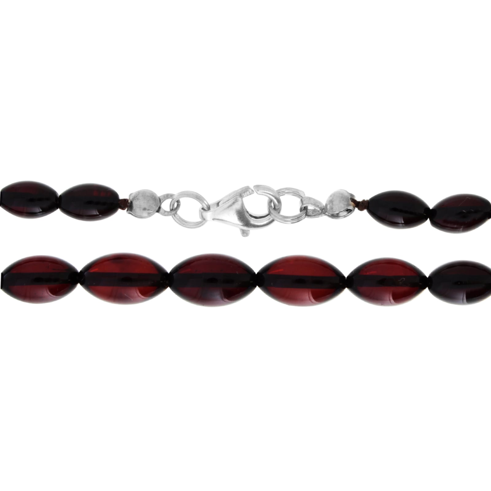 OSTSEE-SCHMUCK Gliederkette »Ostsee-Schmuck Kette Olive -50 cm- Kette Olive -50 cm-«, (1 tlg.)
