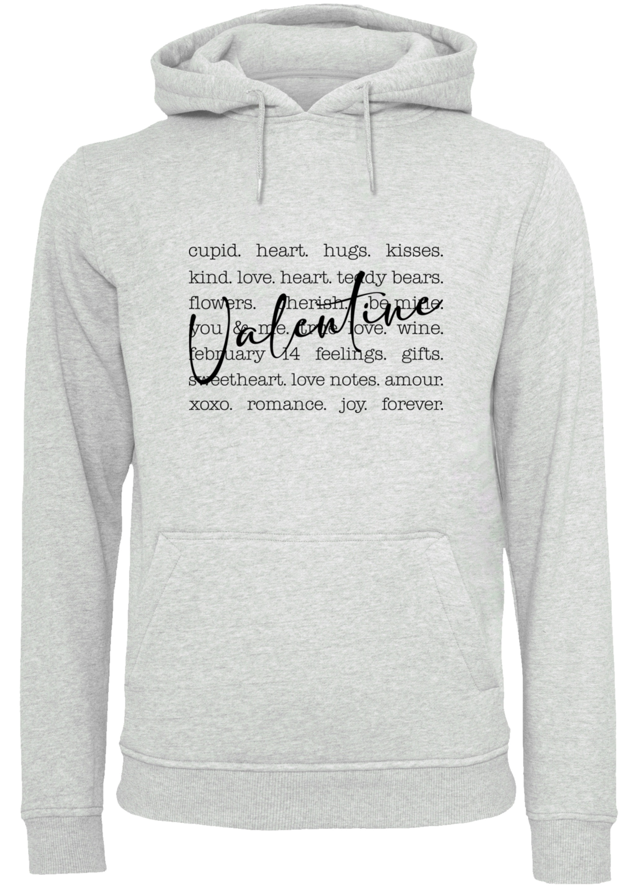 F4NT4STIC Kapuzenpullover »Valentine Herz Hugs Kisses Love Flowers Joy«, Premium Qualität