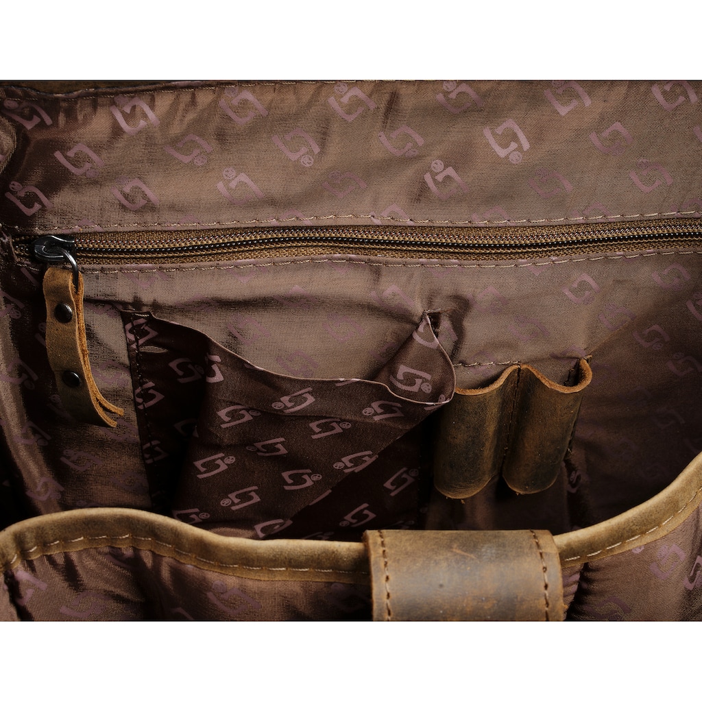 Landleder Laptoprucksack »BULL & SNAKE«