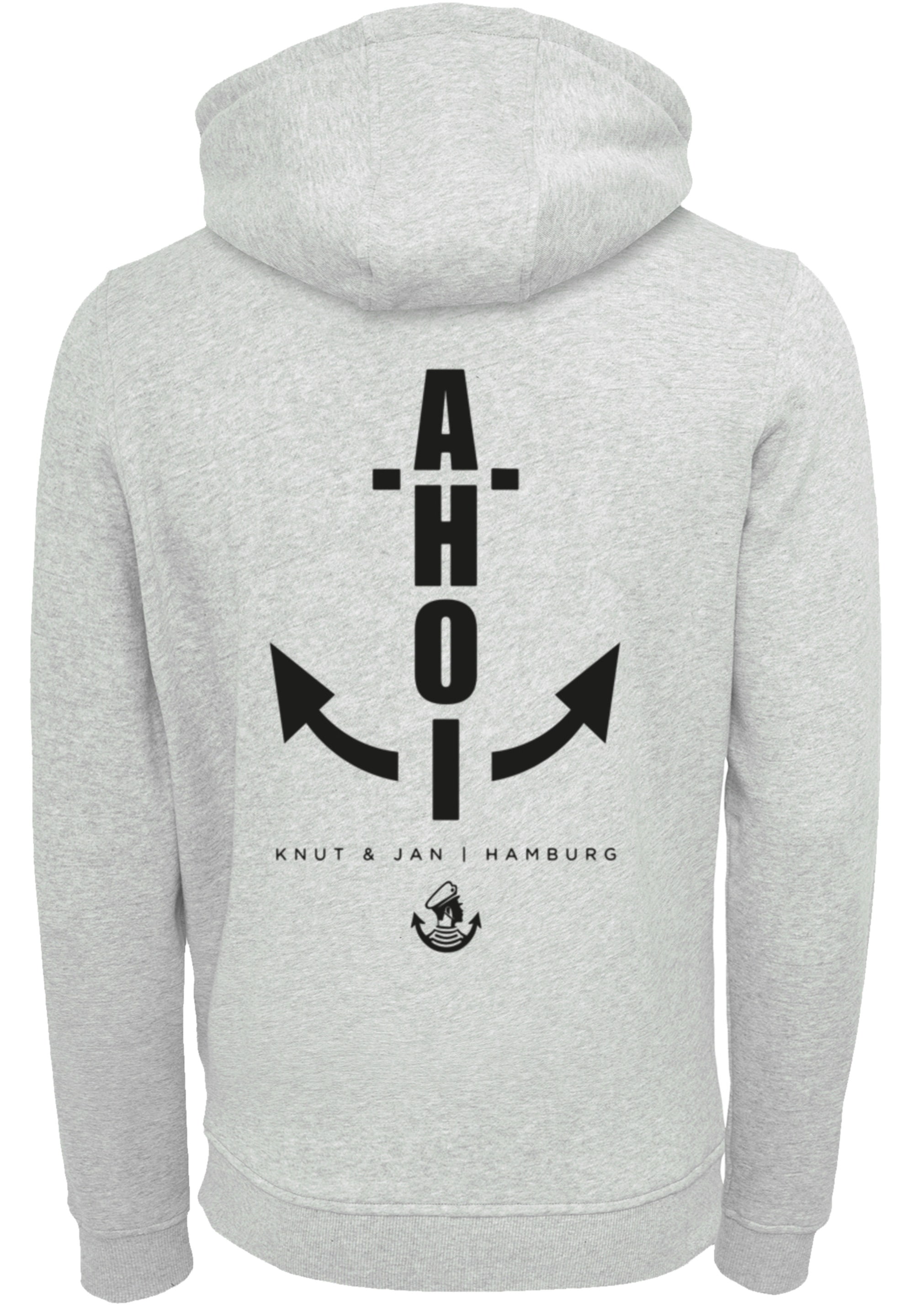F4NT4STIC Kapuzenpullover »Ahoi Anker Knut & Jan Hamburg«, Print