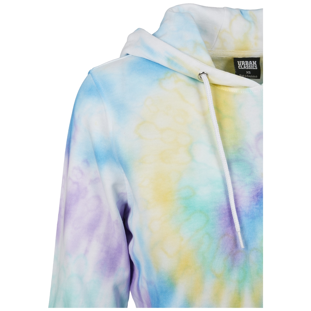 URBAN CLASSICS Kapuzenpullover »Urban Classics Damen Ladies Tie Dye Hoody«, (1 tlg.)