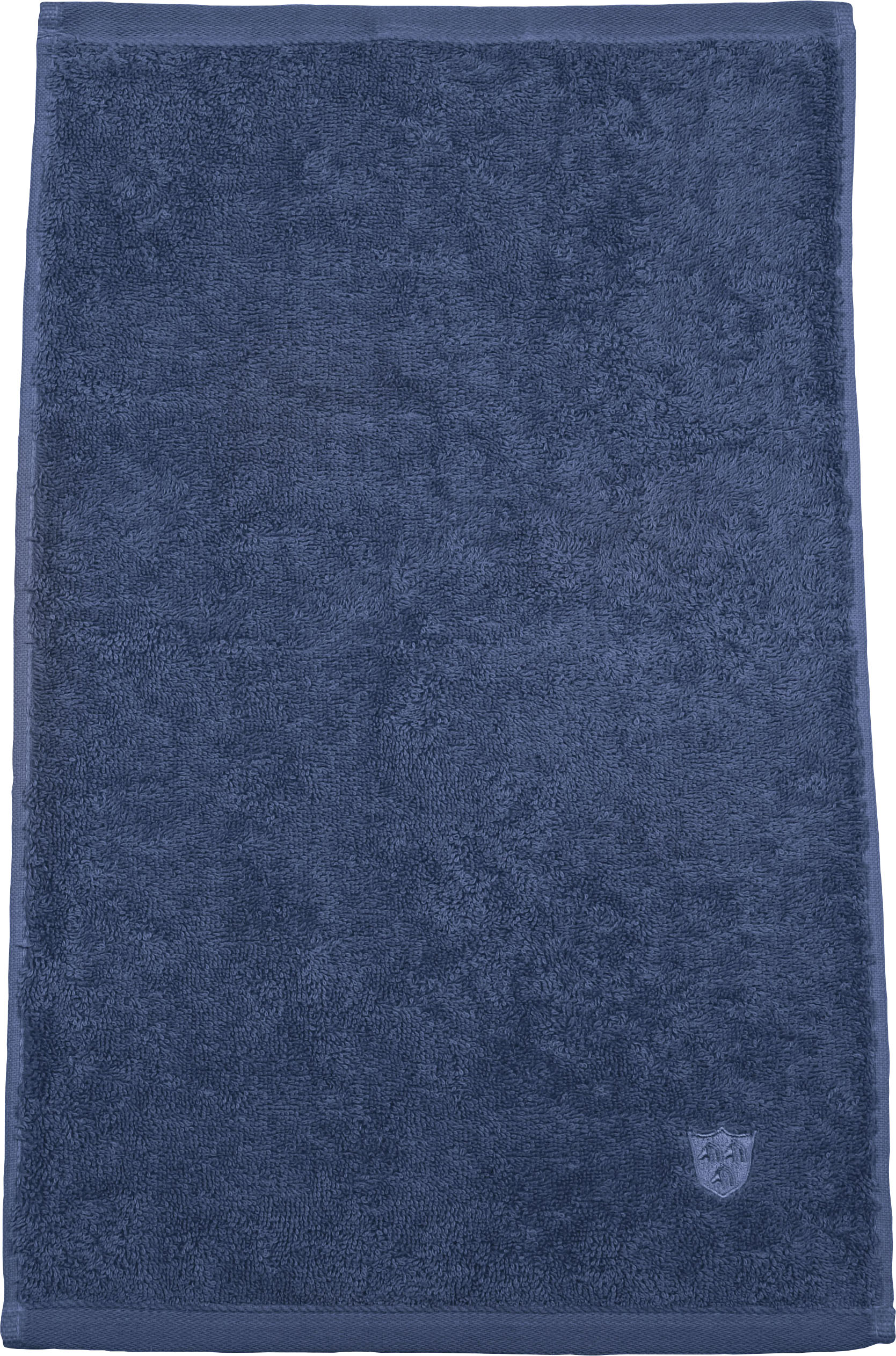 Gästehandtücher ROSS, B:30cm L:50cm, blau, Frottier, Obermaterial: 100% Baumwolle, Handtücher, "Vita", Bestickung ROSS-Emblem