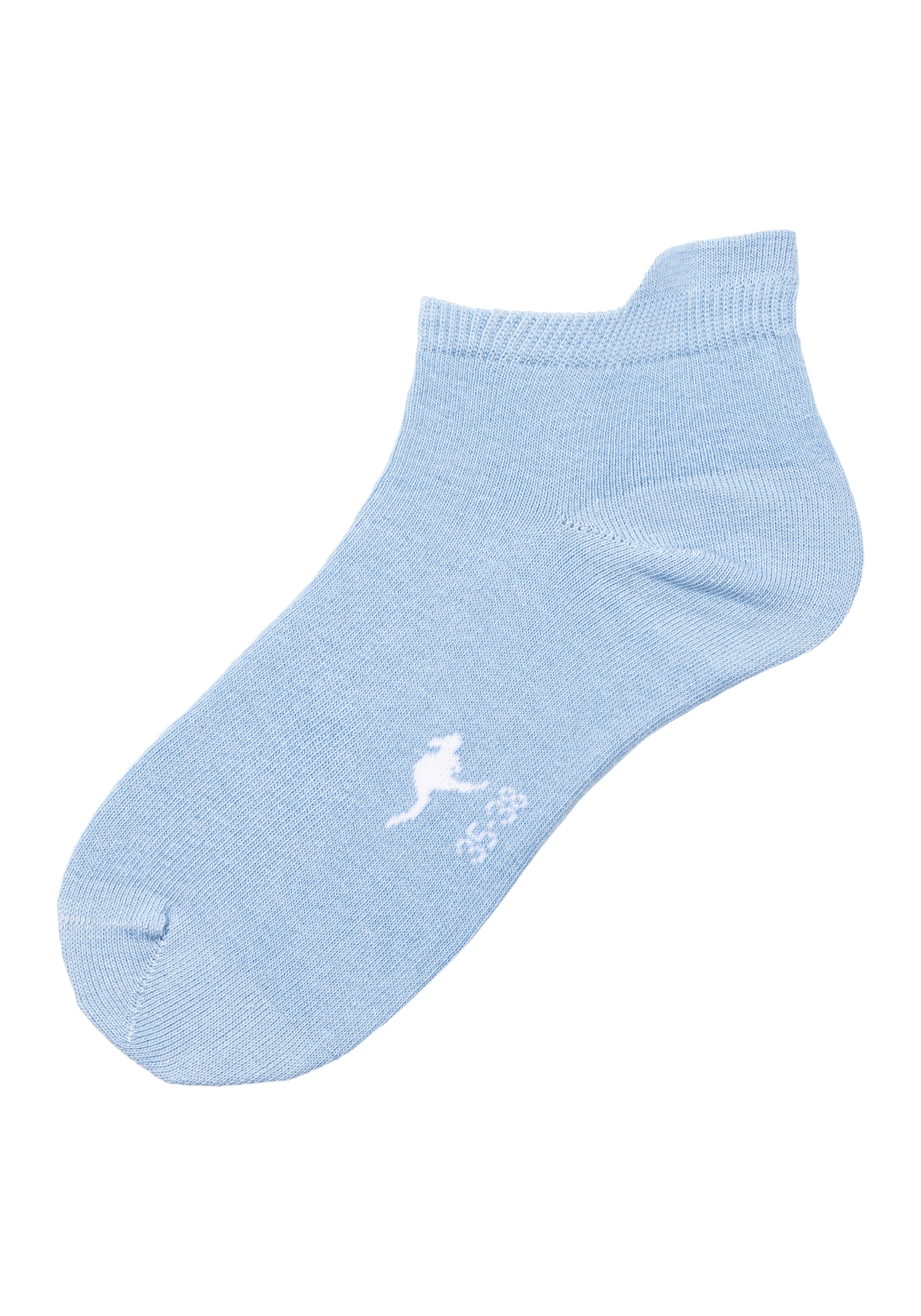 KangaROOS Sneakersocken, (Packung, 10 Paar), mit verlängertem Bündchen hinten