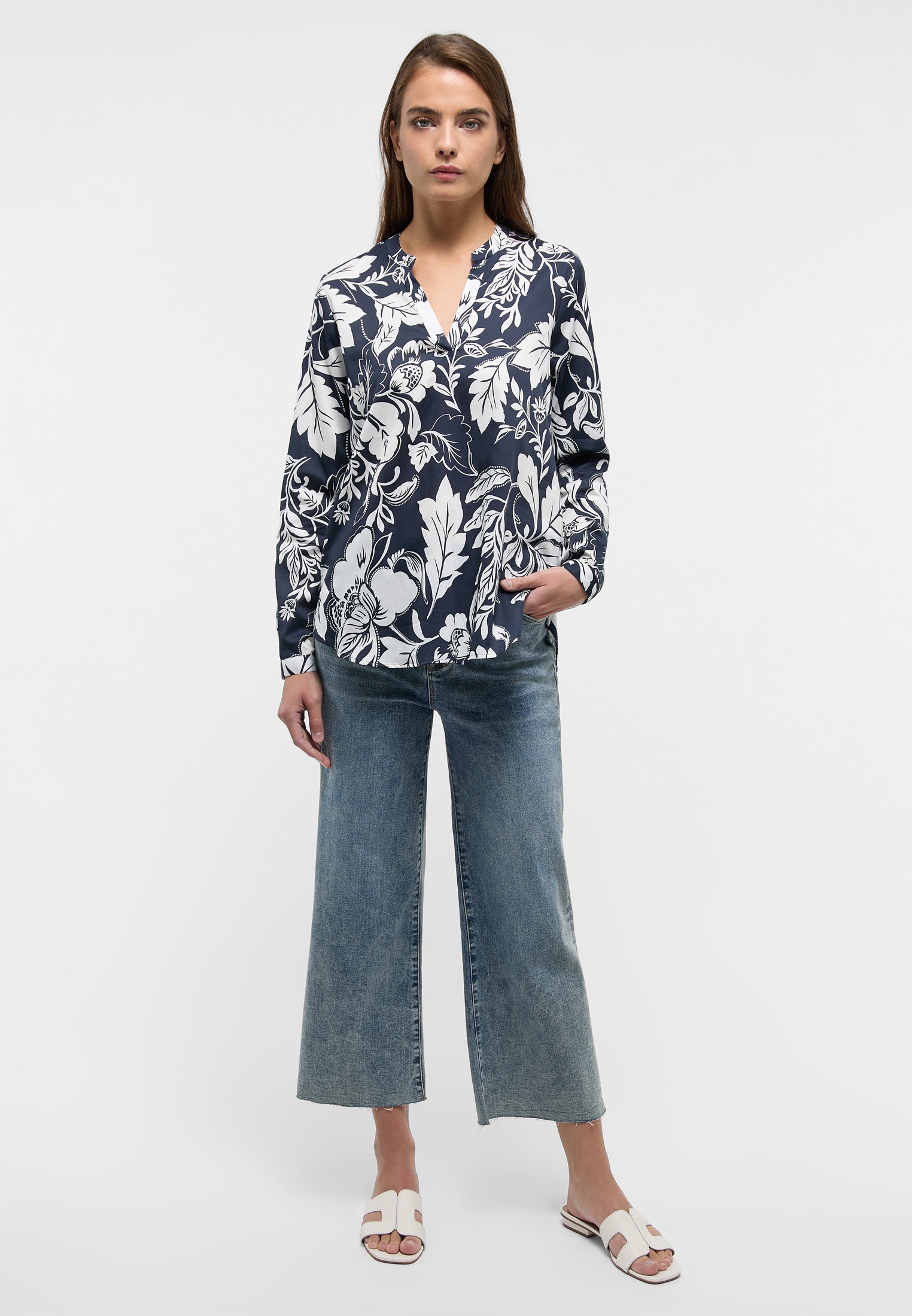 Eterna Longbluse "LOOSE FIT" günstig online kaufen