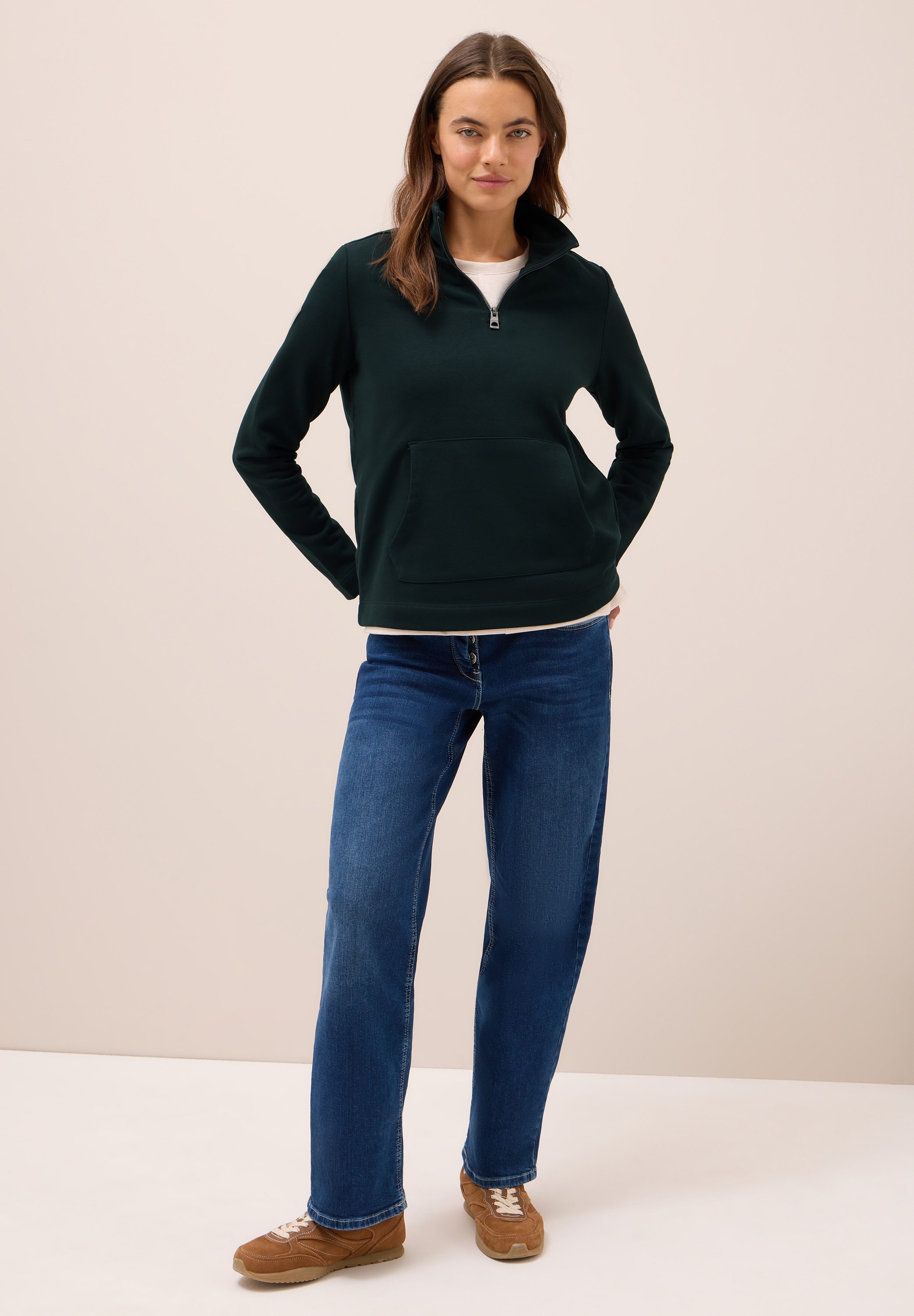 Cecil Sweatshirt, im soften Baumwoll-Mix