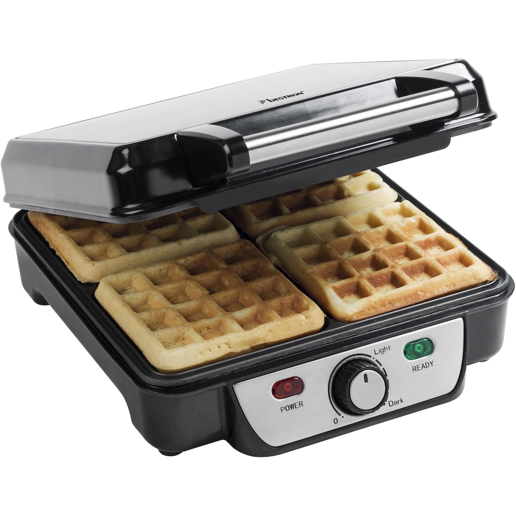 bestron Waffeleisen »für Brüsseler Waffeln«, 1100 W