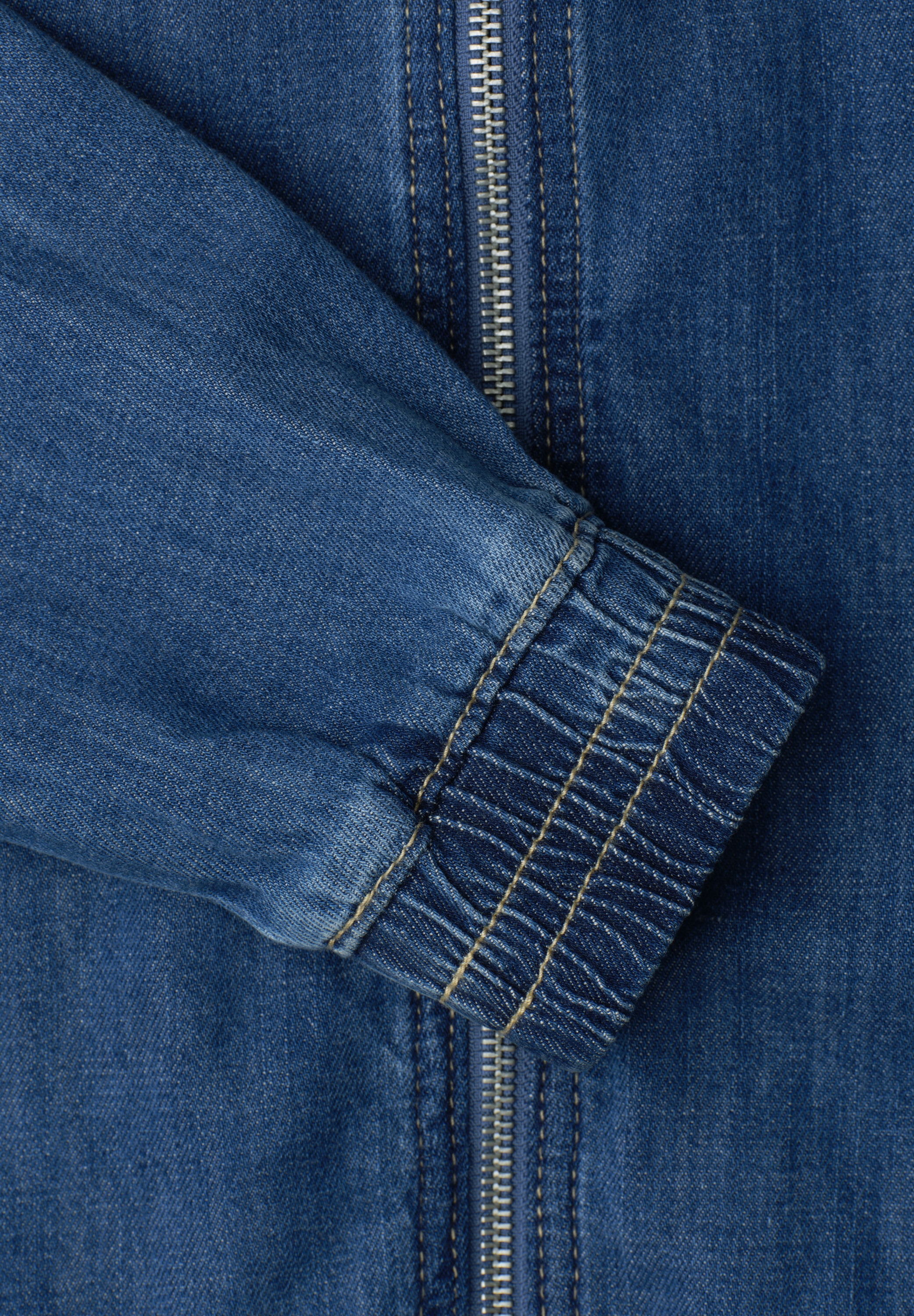 STREET ONE Jeansjacke ohne Kapuze im Denim-Style