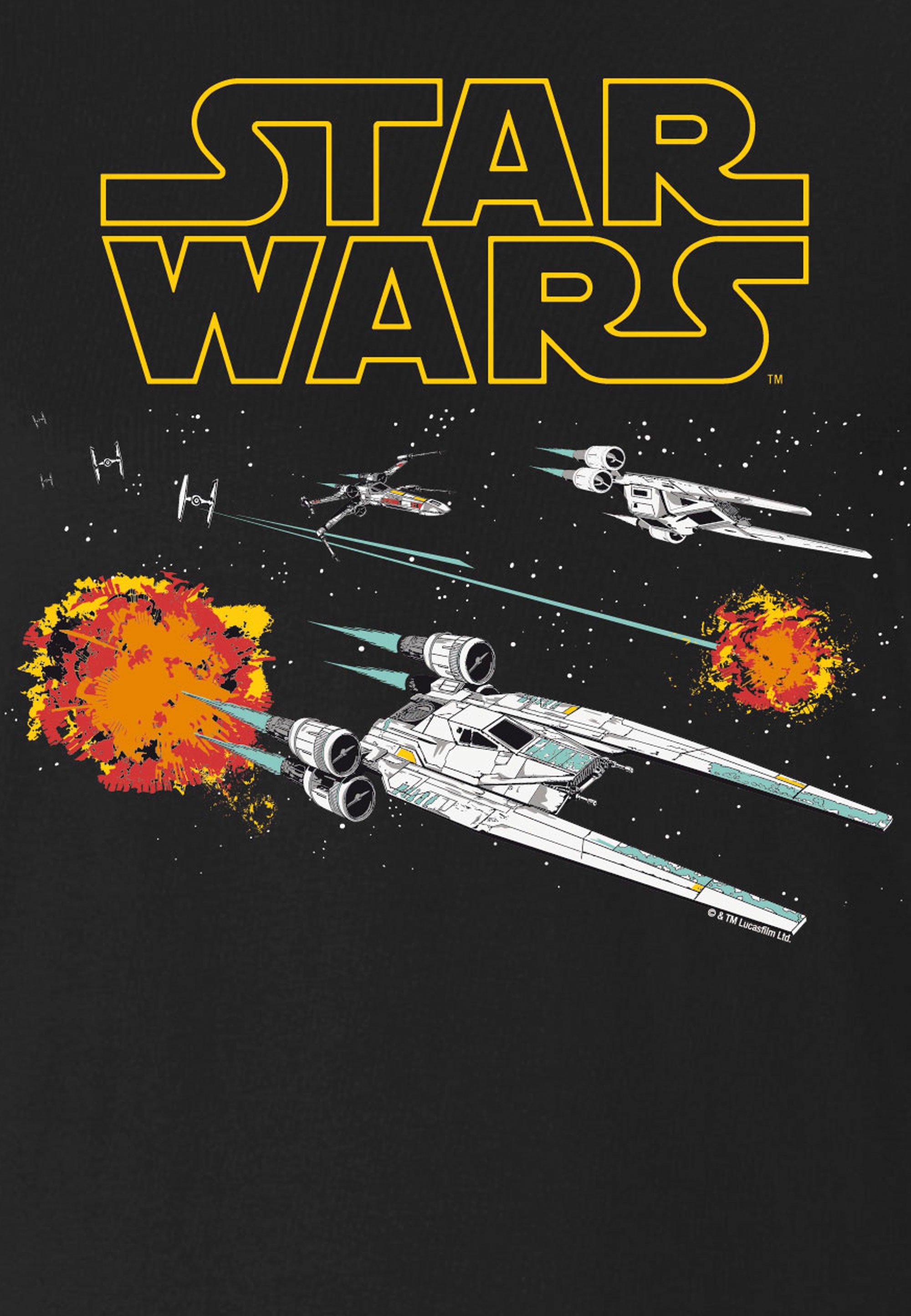 LOGOSHIRT T-Shirt »Star Wars - Star Fighter«, mit coolem Star Wars-Motiv