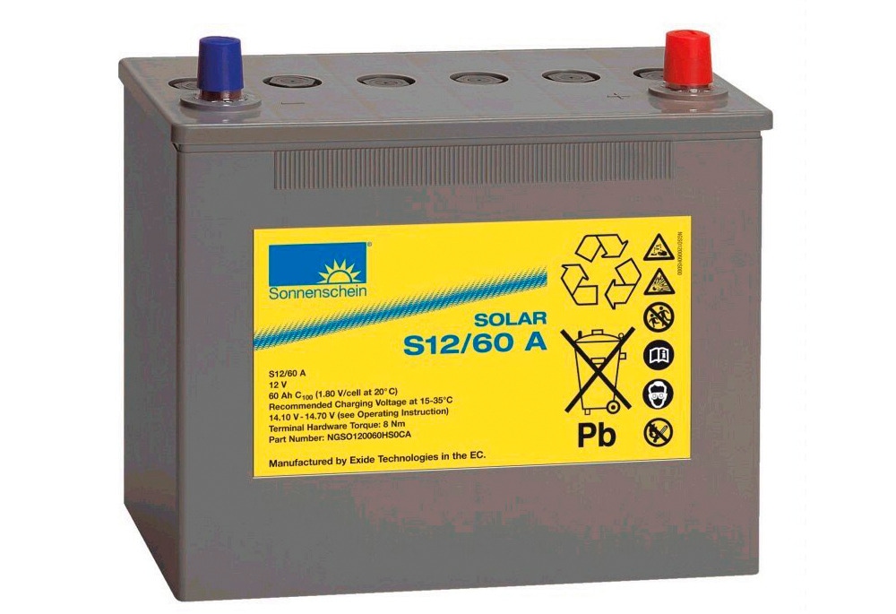 Sunset Solarakkus »Solar-Gel-Batterie 60 Ah«, 12 V, Zum Anschluss von  Solarmodulen und Stromsets kaufen | BAUR