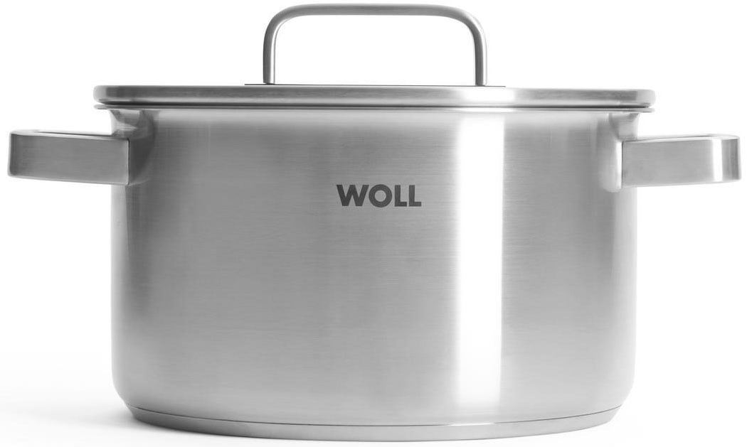 WOLL Topf-Set »Steel«, Edelstahl, (Set, 7 tlg.), hochwertiger, korrosionsbeständiger Edelstahl