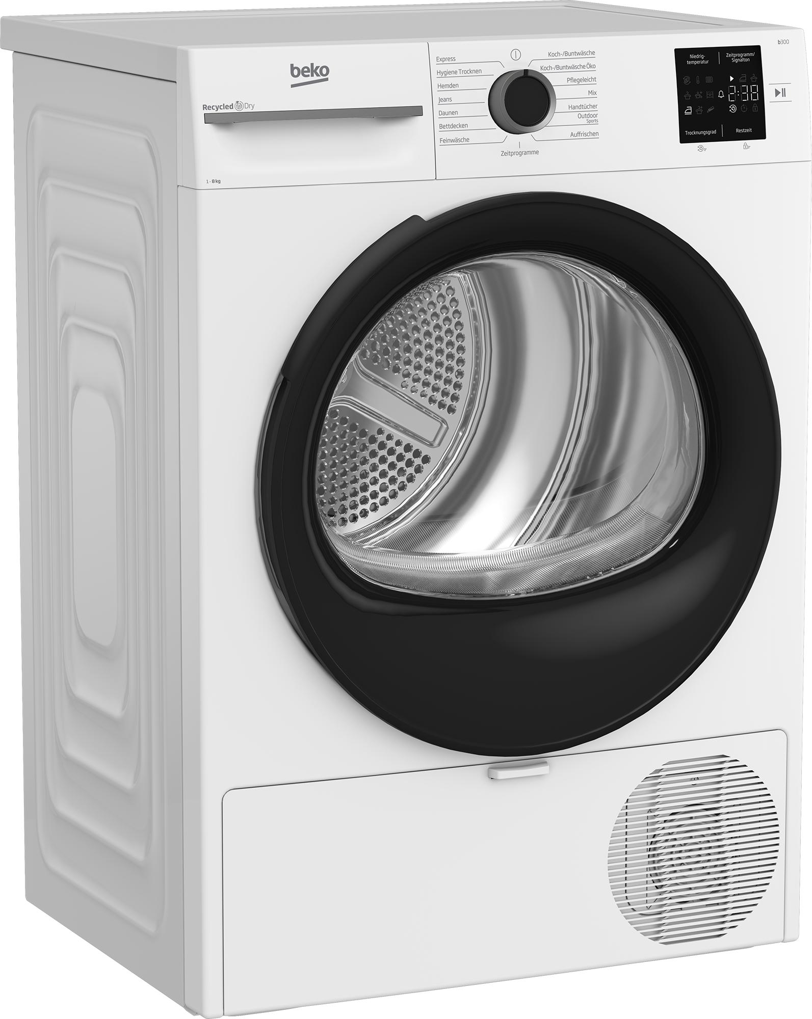 BEKO Wärmepumpentrockner "BMO3T382CW", Energieeffizienz: C (A-G), weiß, B:59,8cm H:84,6cm T:60,7cm, Trockner, AquaWave Schontrommel für besonders schonendes Trocknen 2