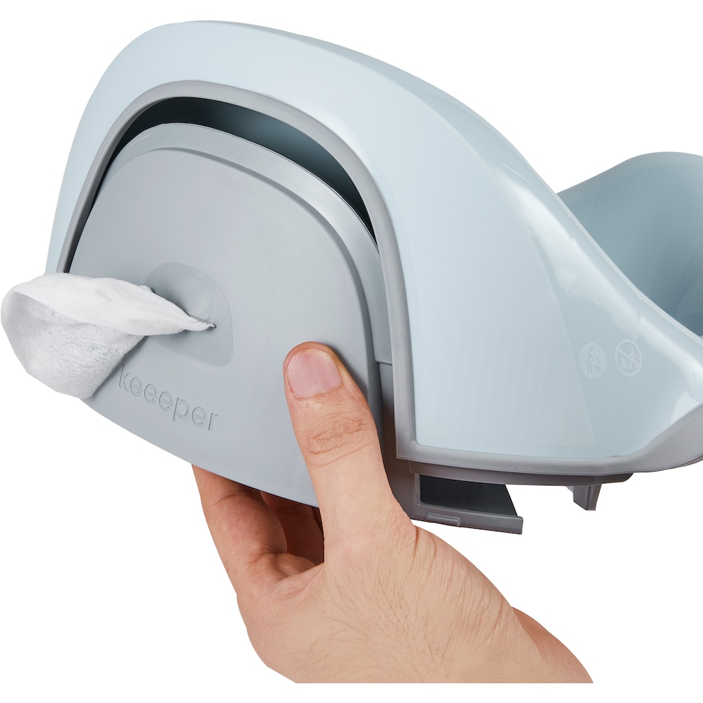 keeeper Toilettentrainer »kasimir babytopf deluxe 4in1, cloudy blue«