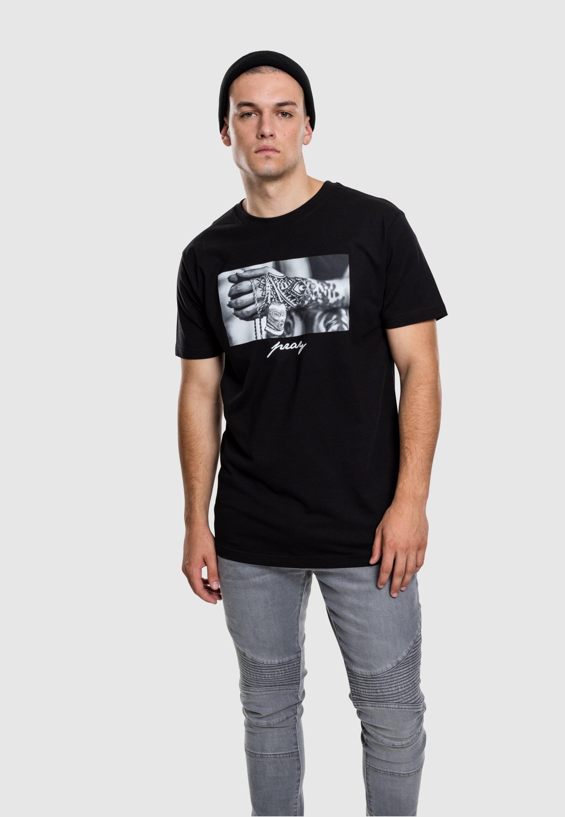 MisterTee T-Shirt »MisterTee Herren Pray 2.0 Tee«, (1 tlg.)