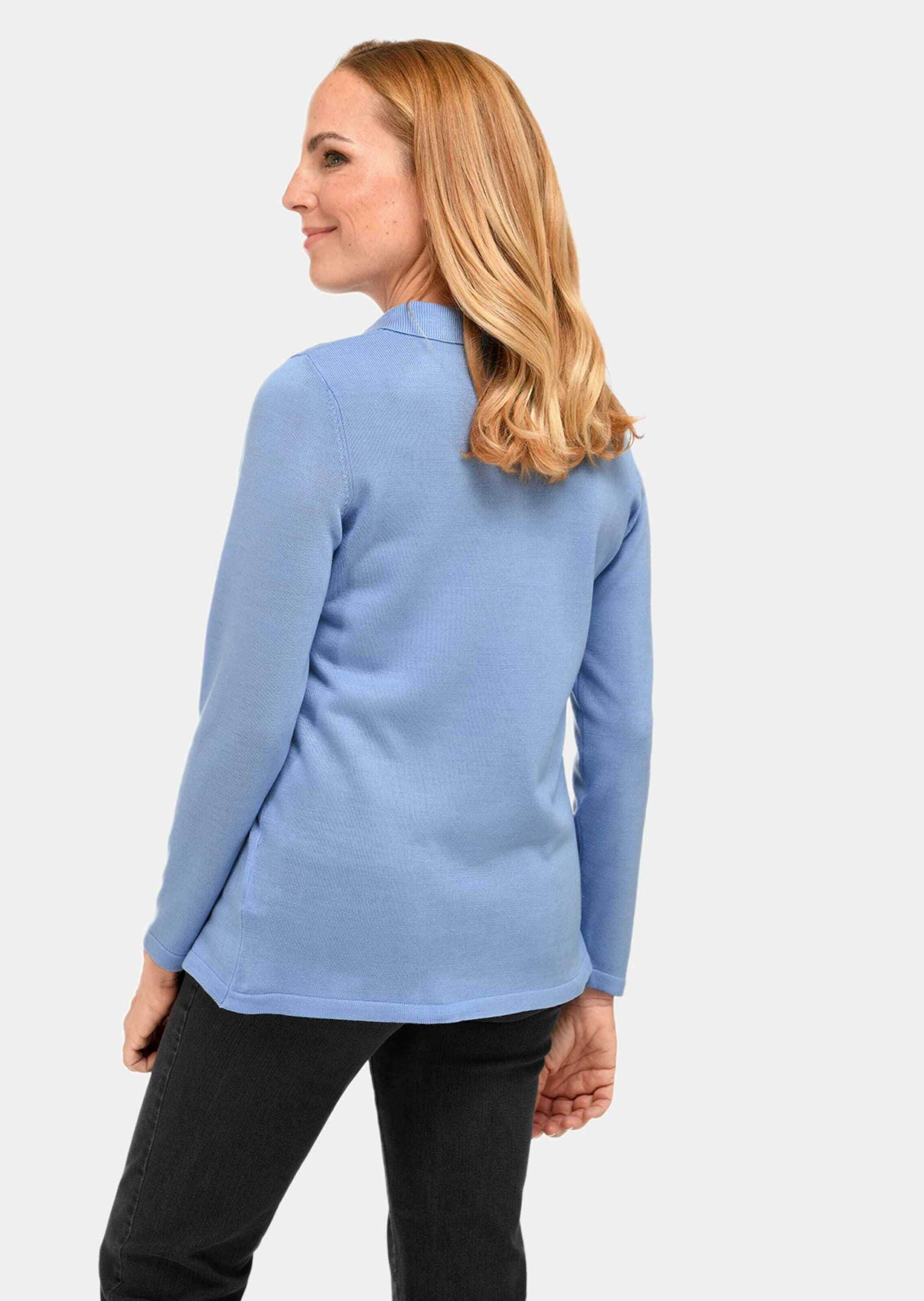 GOLDNER Strickpullover »Pullover Unkomplizierter Pullover mit Polokragen«
