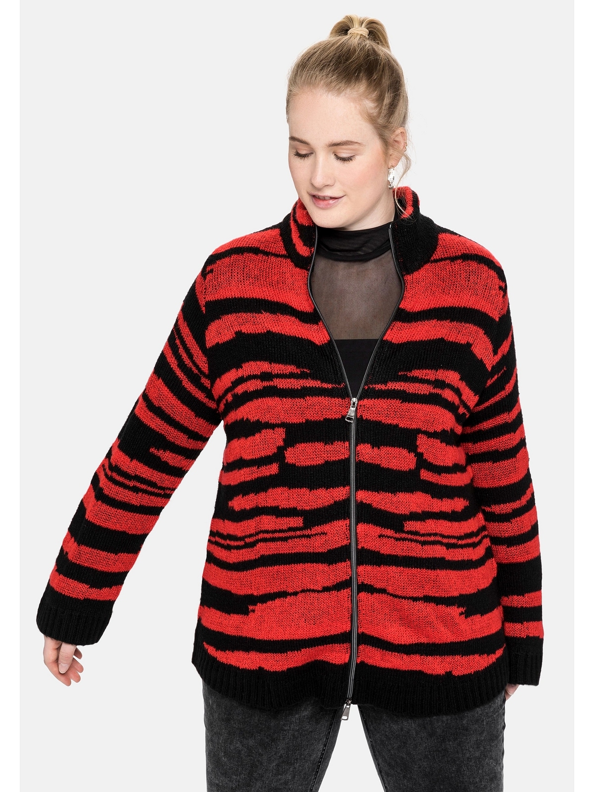 in BAUR ▷ Größen großen kaufen Strickjacken Pullover sheego | &