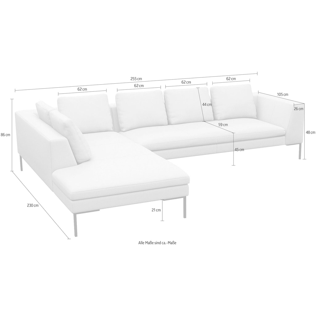 FLEXLUX Ecksofa »Loano«