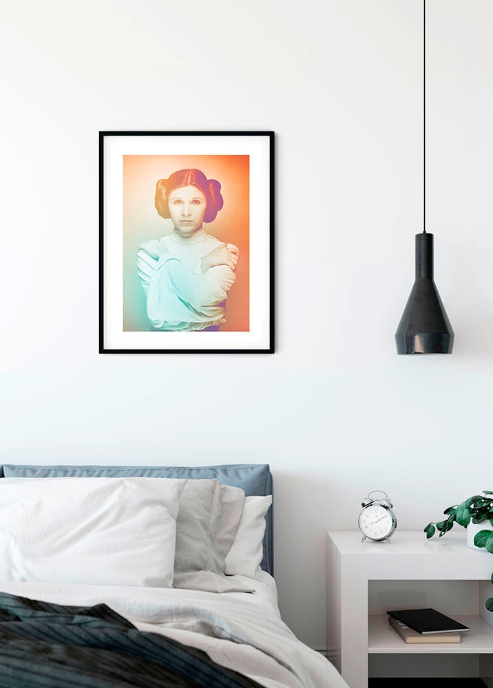 Komar Bild »Star Wars Classic Icons Color Leia« Star Wars 1 Stk. tlg. Wandbild zur Dekoration im Kinderzimmer - ohne Rahmen