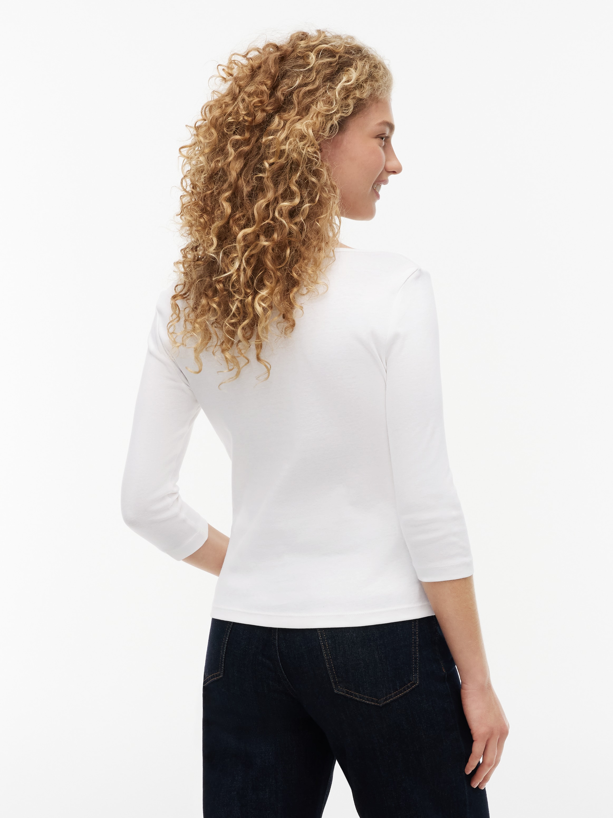 Tommy Hilfiger 3/4-Arm-Shirt »NEW CODY BOAT-NECK« Baumwolle, U-Boot-Ausschnitt, Slim Fit