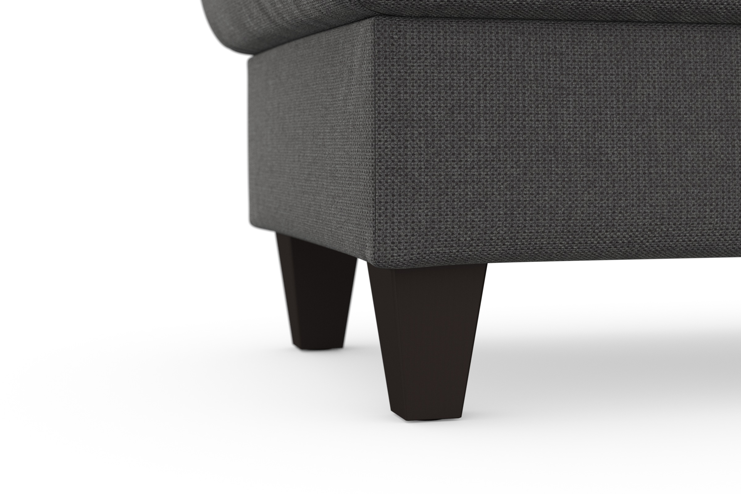 sit&more Stauraumhocker »Farö«, mit Stauraum und Federkern und wengefarbenen Füßen