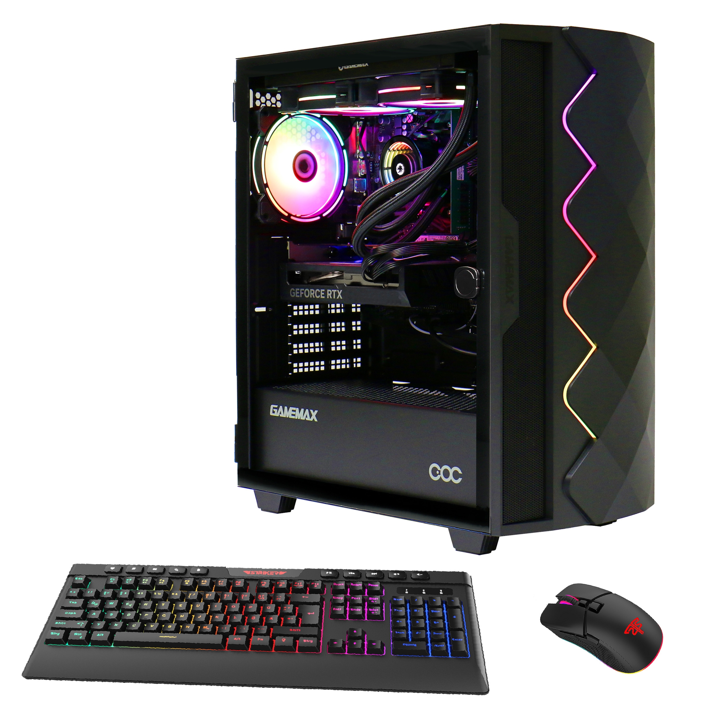 Hyrican Gaming-PC (Intel® Core i5 14400F, RTX 4060, 32 GB RAM, 2000 GB SSD, Wasserkühlung, DDR5 RAM, PCIe SSD Gen4, Windows 11)