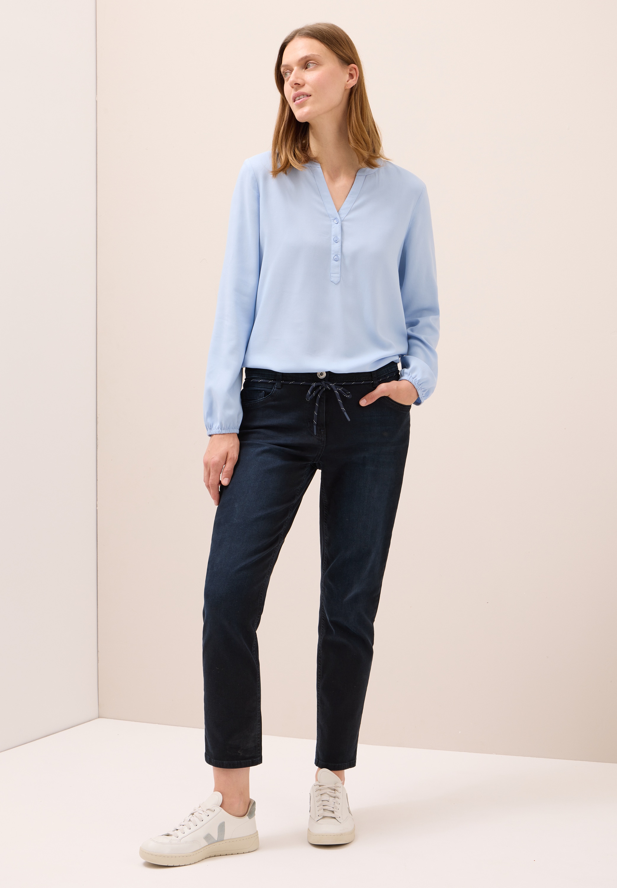 Cecil Comfort-fit-Jeans, Middle Waist