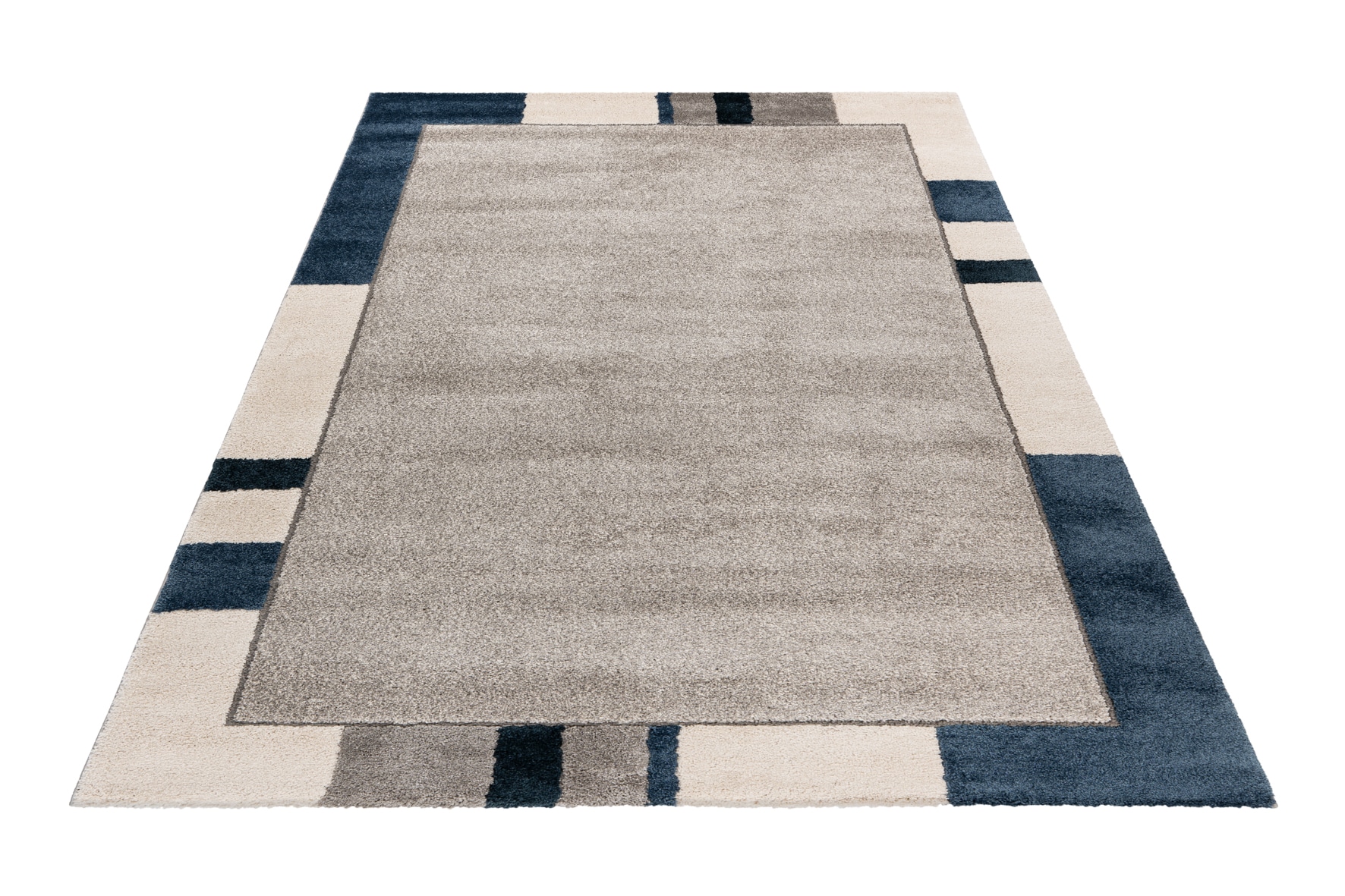 Obsession "My Frisco 281" rechteckig 12 mm Höhe Uni Farben, mit moderner Bordüre, Wohnzimmer, Schlafzimmer