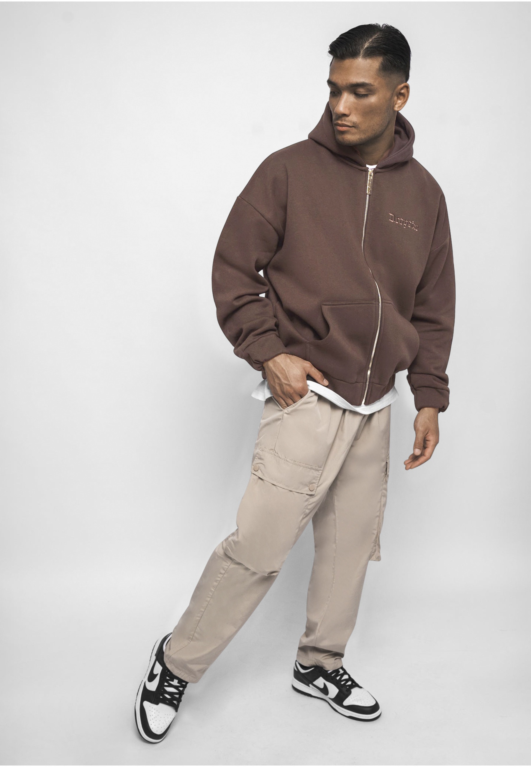 Dropsize Kapuzensweatshirt »Dropsize Herren Super Heavy Oversized Zip-Hoodie«, 1
